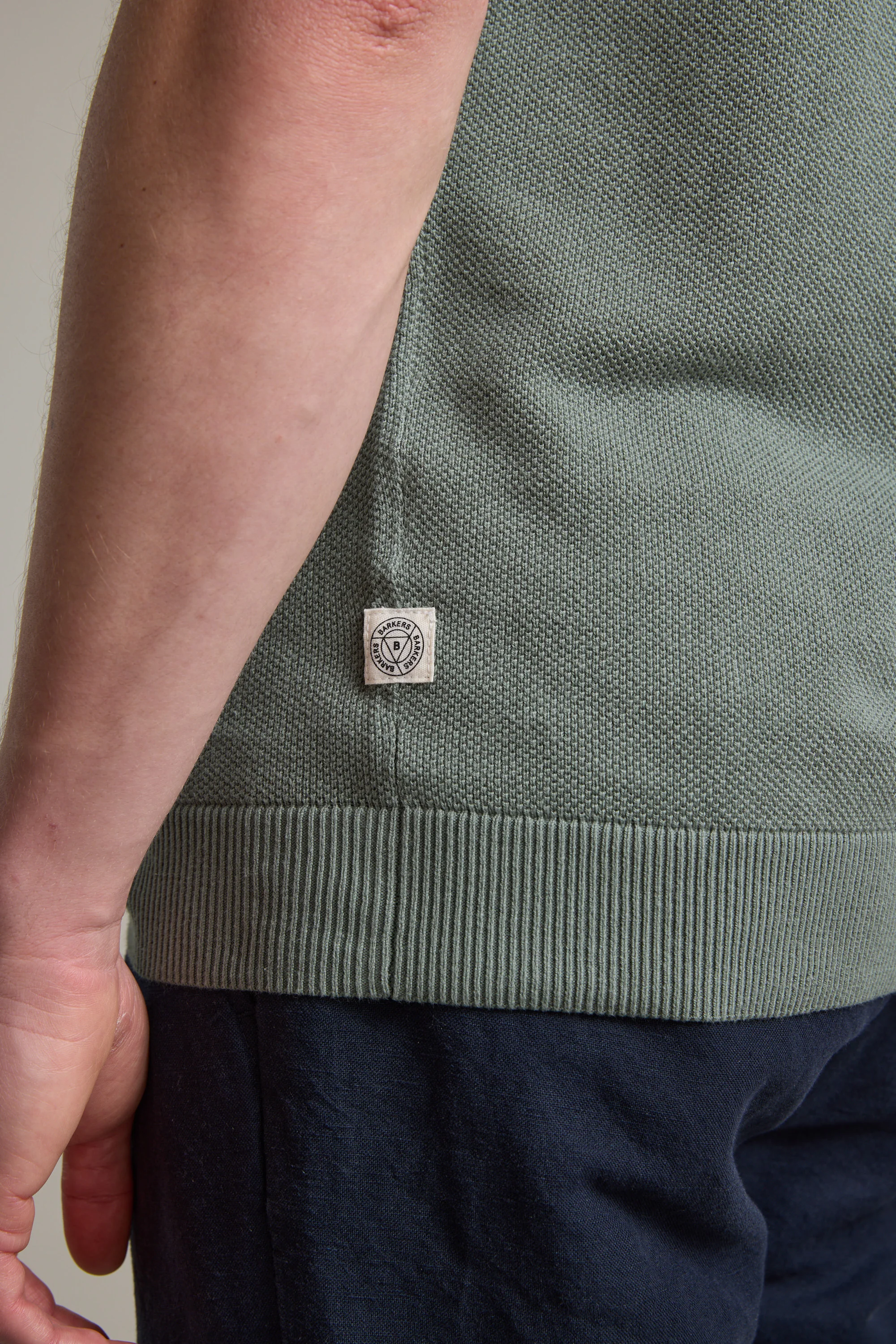Flinders Cotton Knit Tee - Image 6