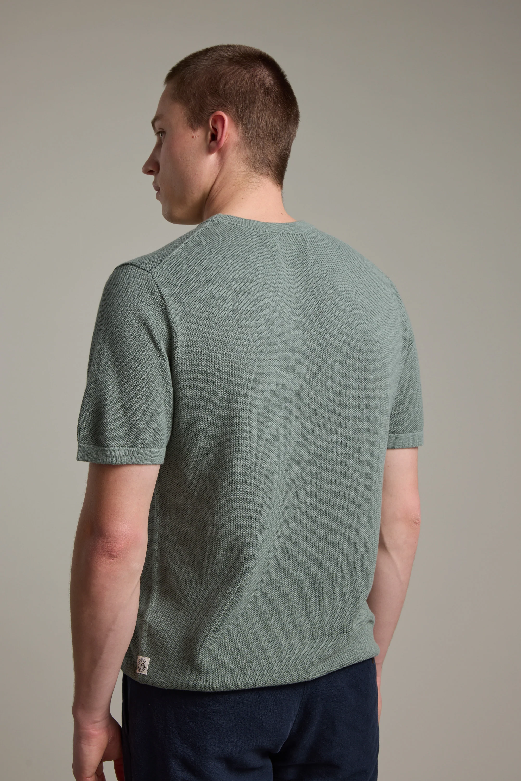 Flinders Cotton Knit Tee - Image 7