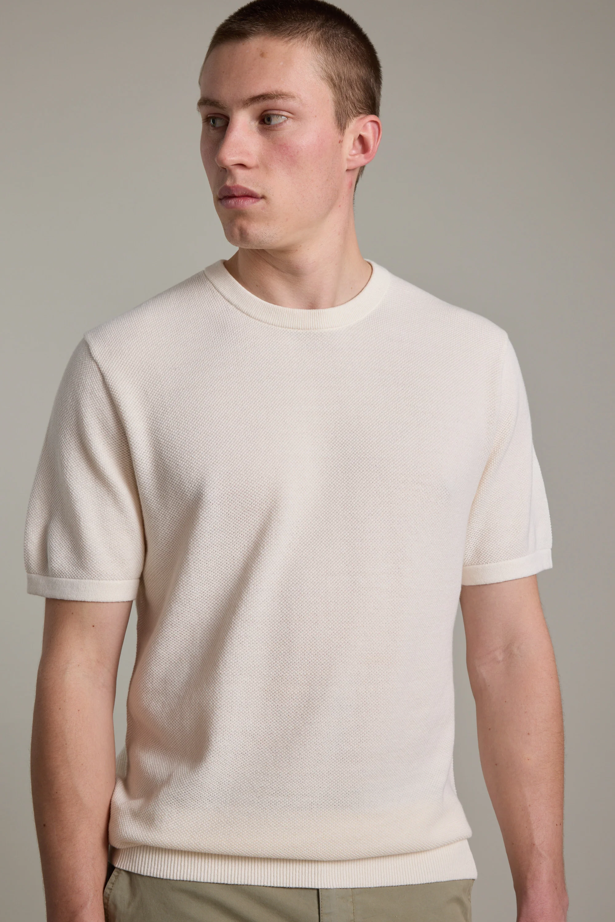 Flinders Cotton Knit Tee - Image 2