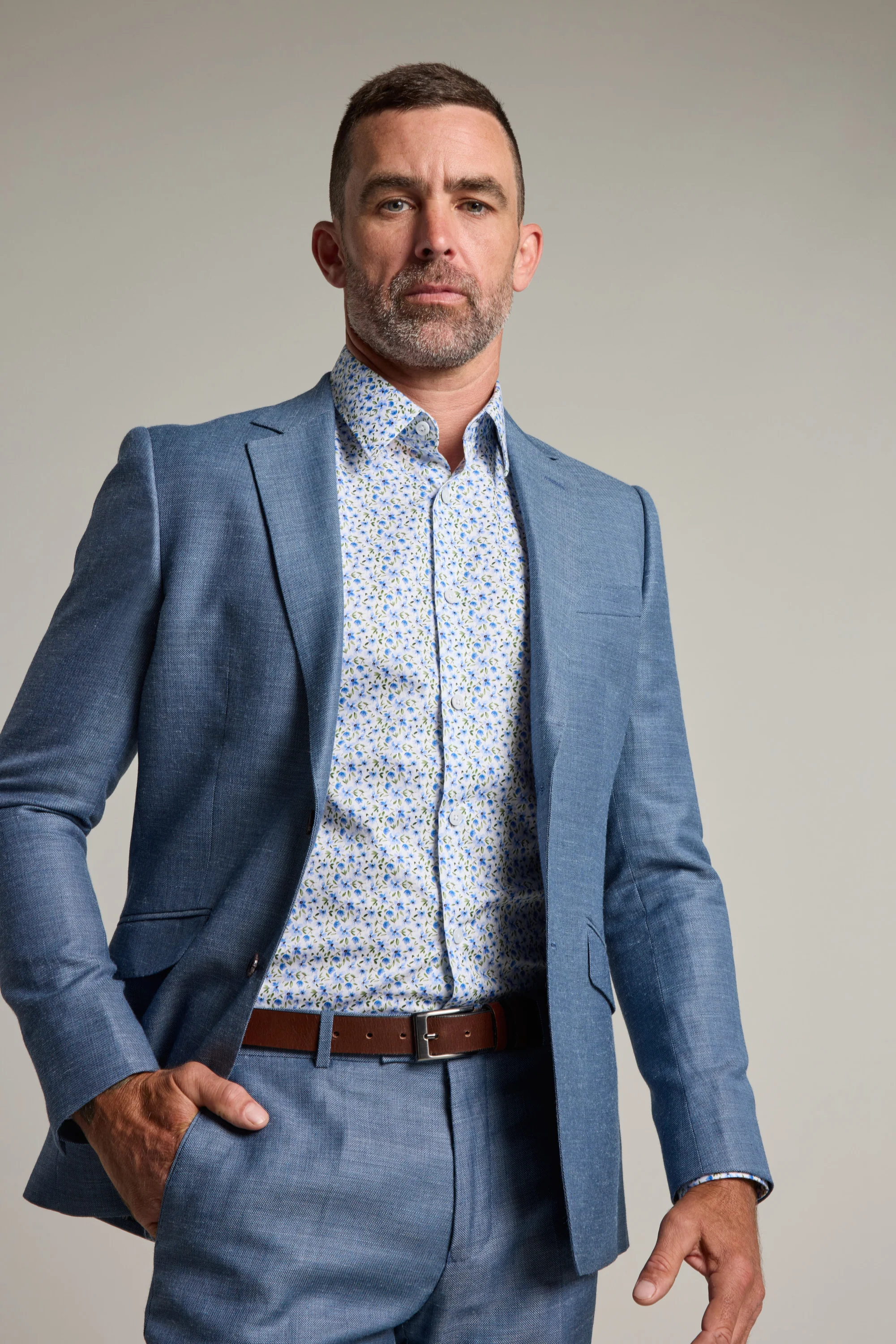 Garcia Linen Suit Jacket - Image 5