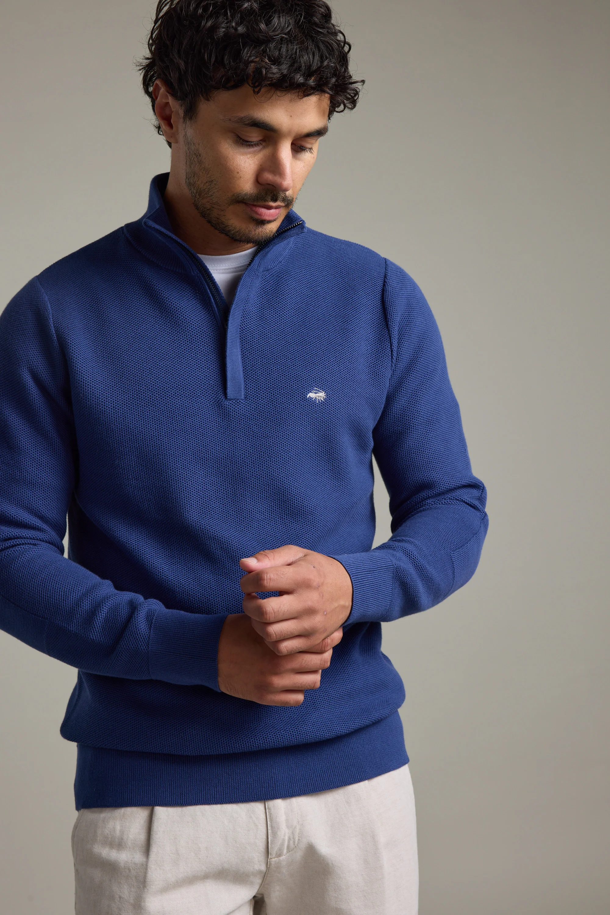 Gaston Cotton 1/4 Zip Sweater - Image 7