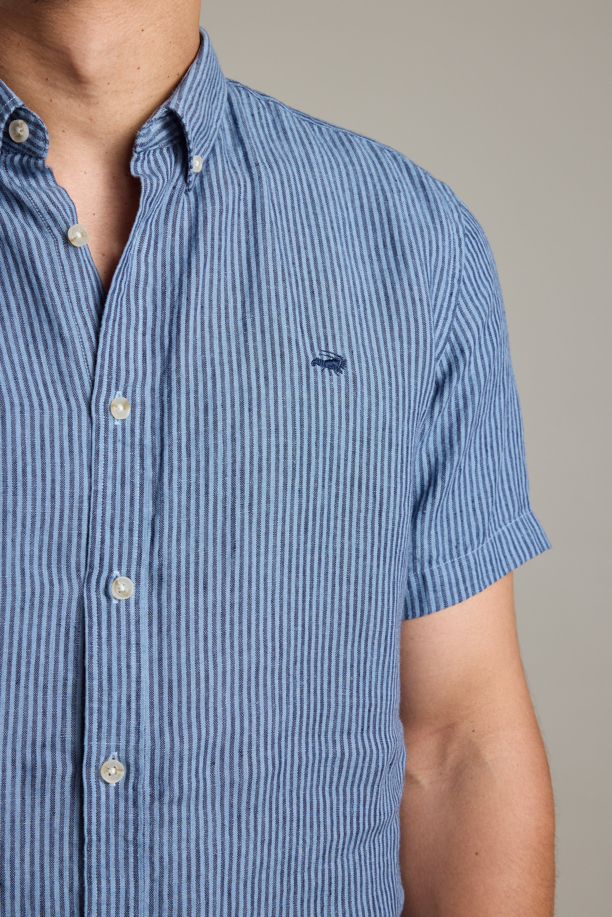 Gentry Striped Linen Shirt - Image 2