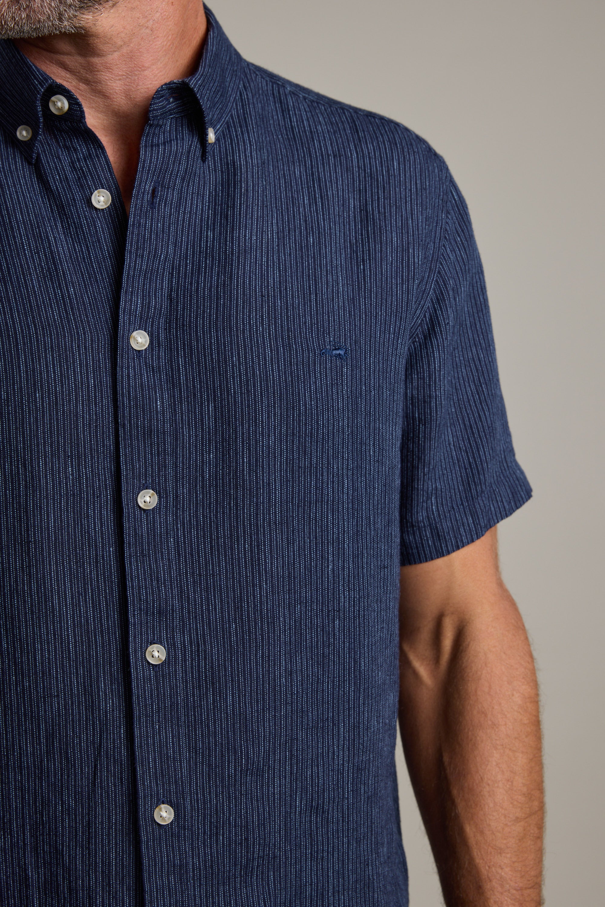 Gentry Striped Linen Shirt - Image 3