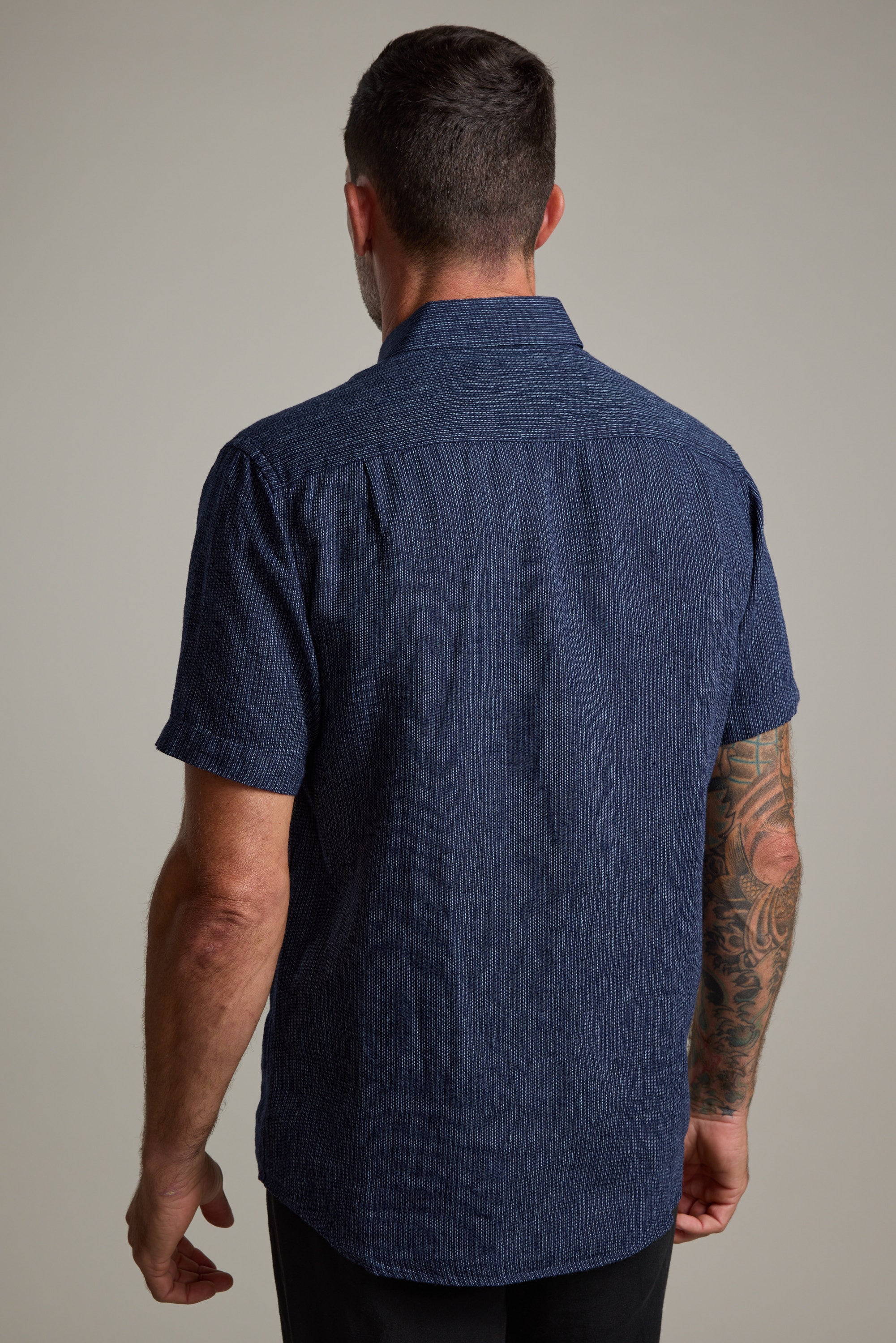 Gentry Striped Linen Shirt - Image 6