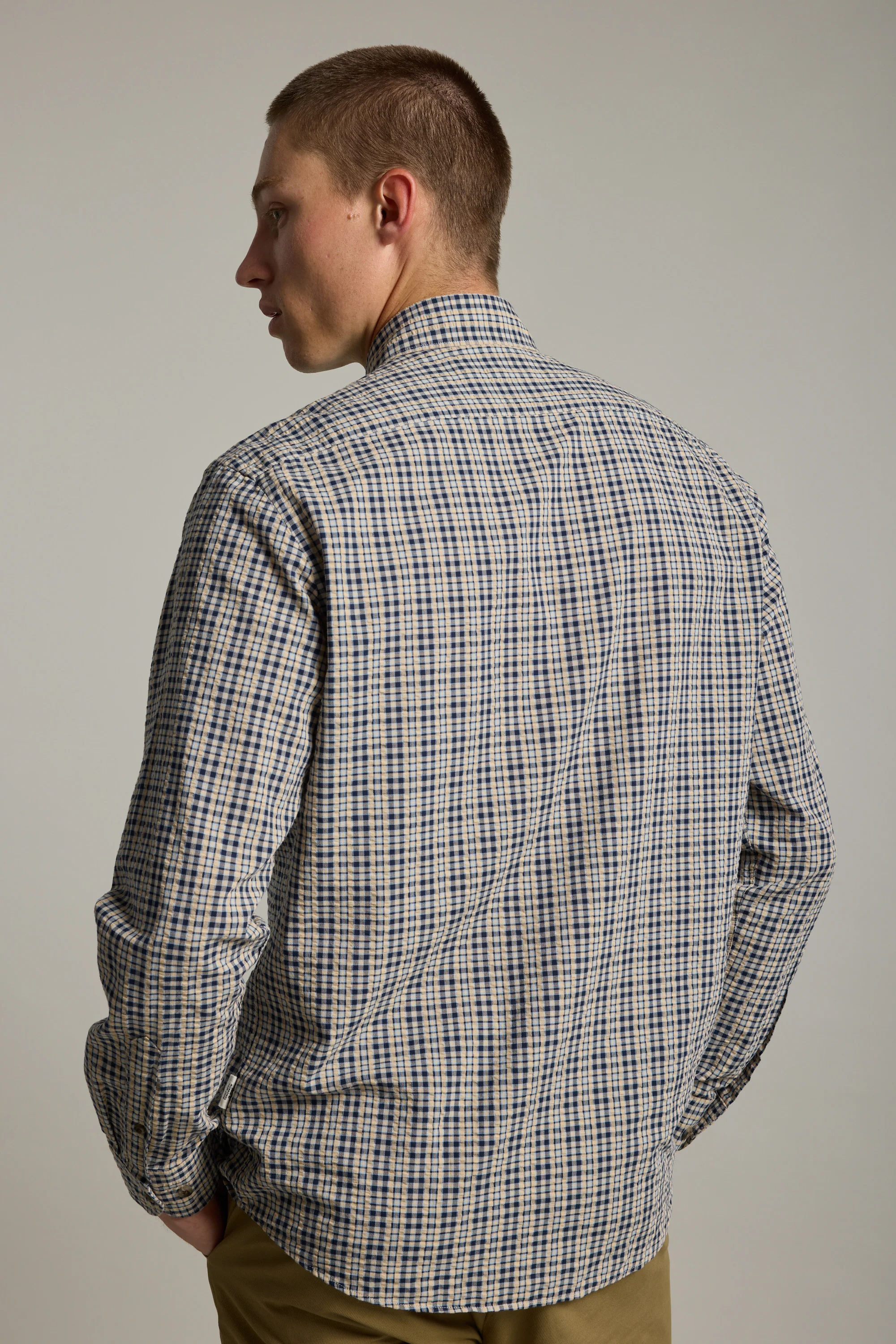 Goode Fine Check Shirt - Image 6