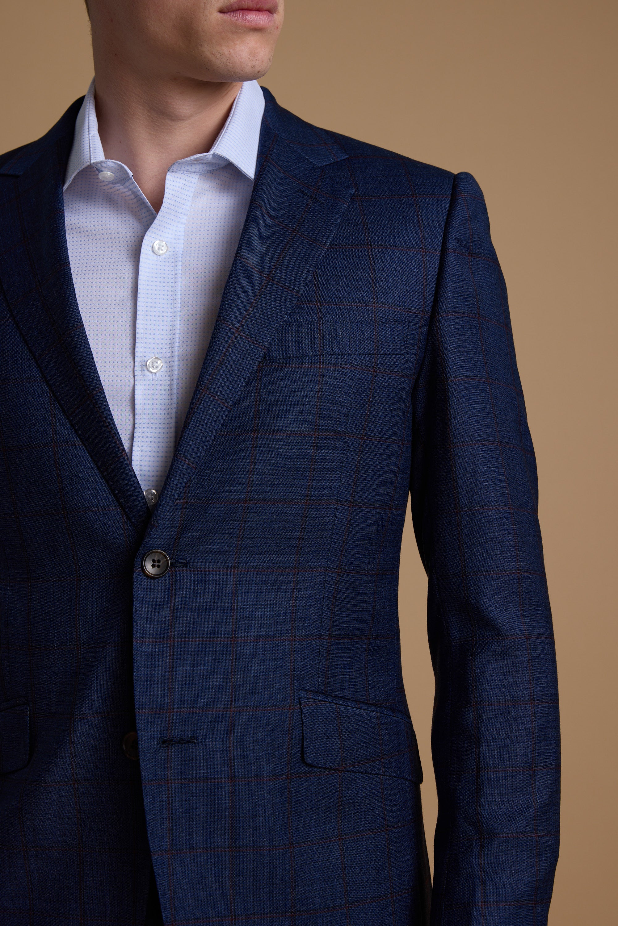 Grafton Check Suit Jacket - Image 4