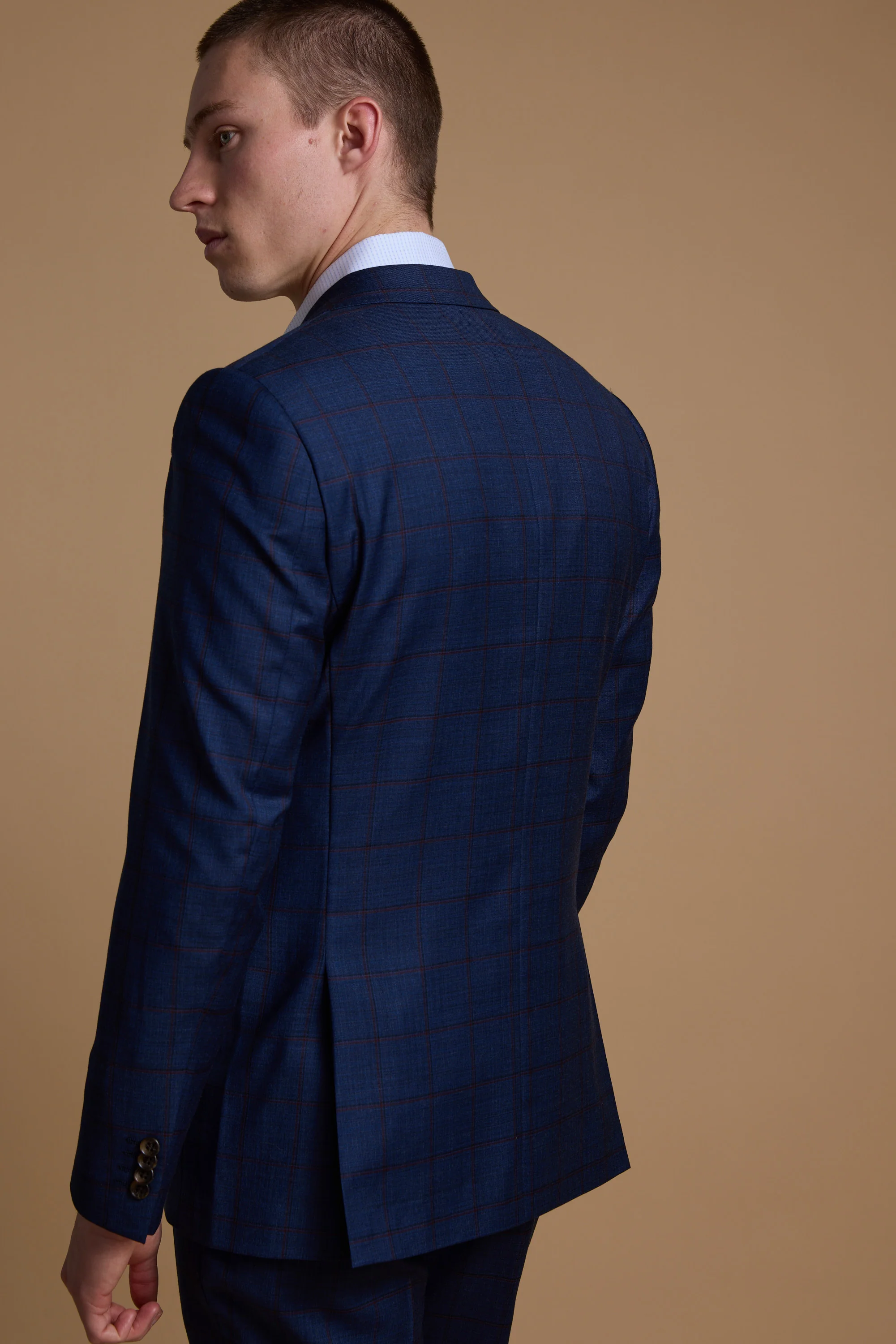 Grafton Check Suit Jacket - Image 7