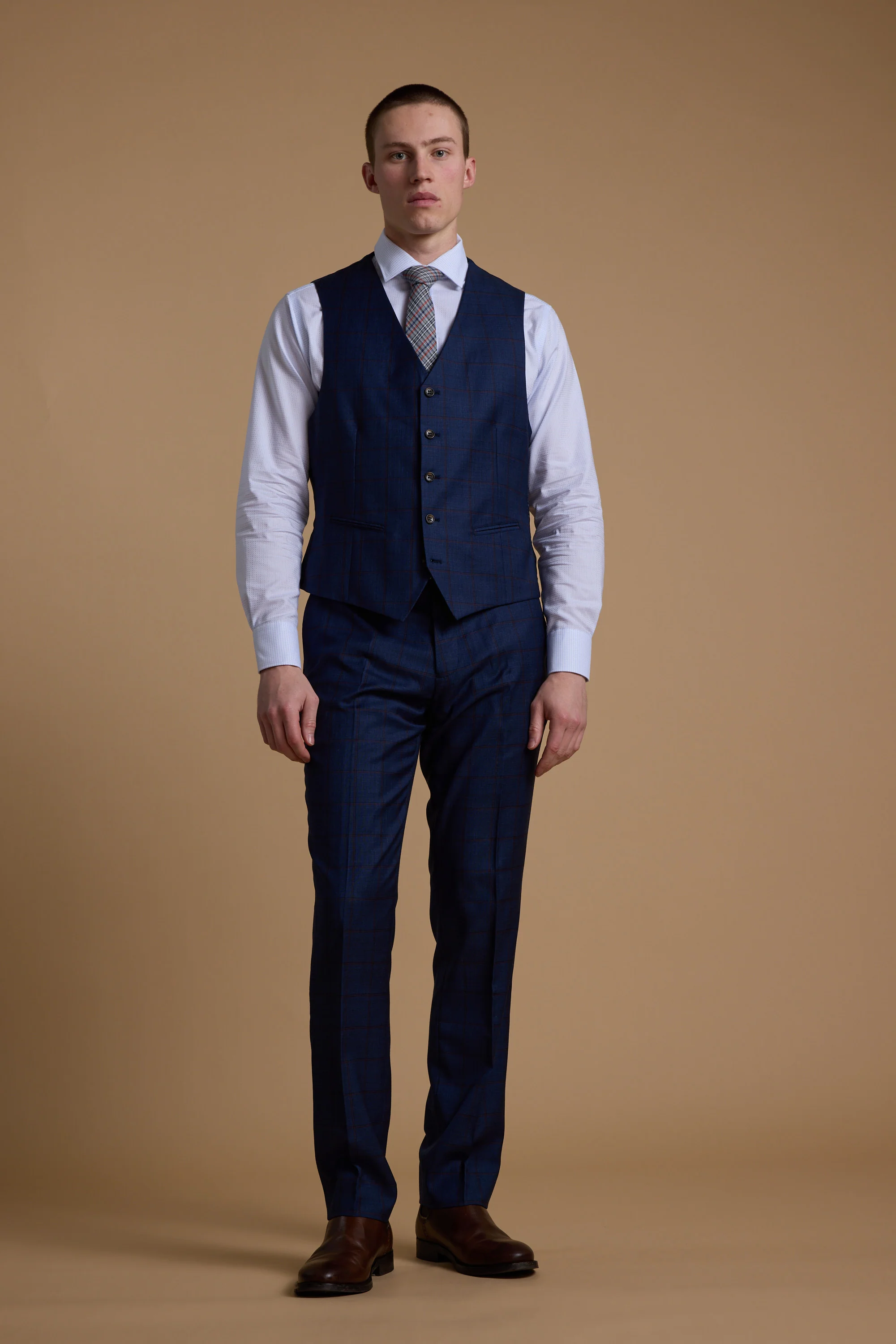 Grafton Check Waistcoat - Image 2