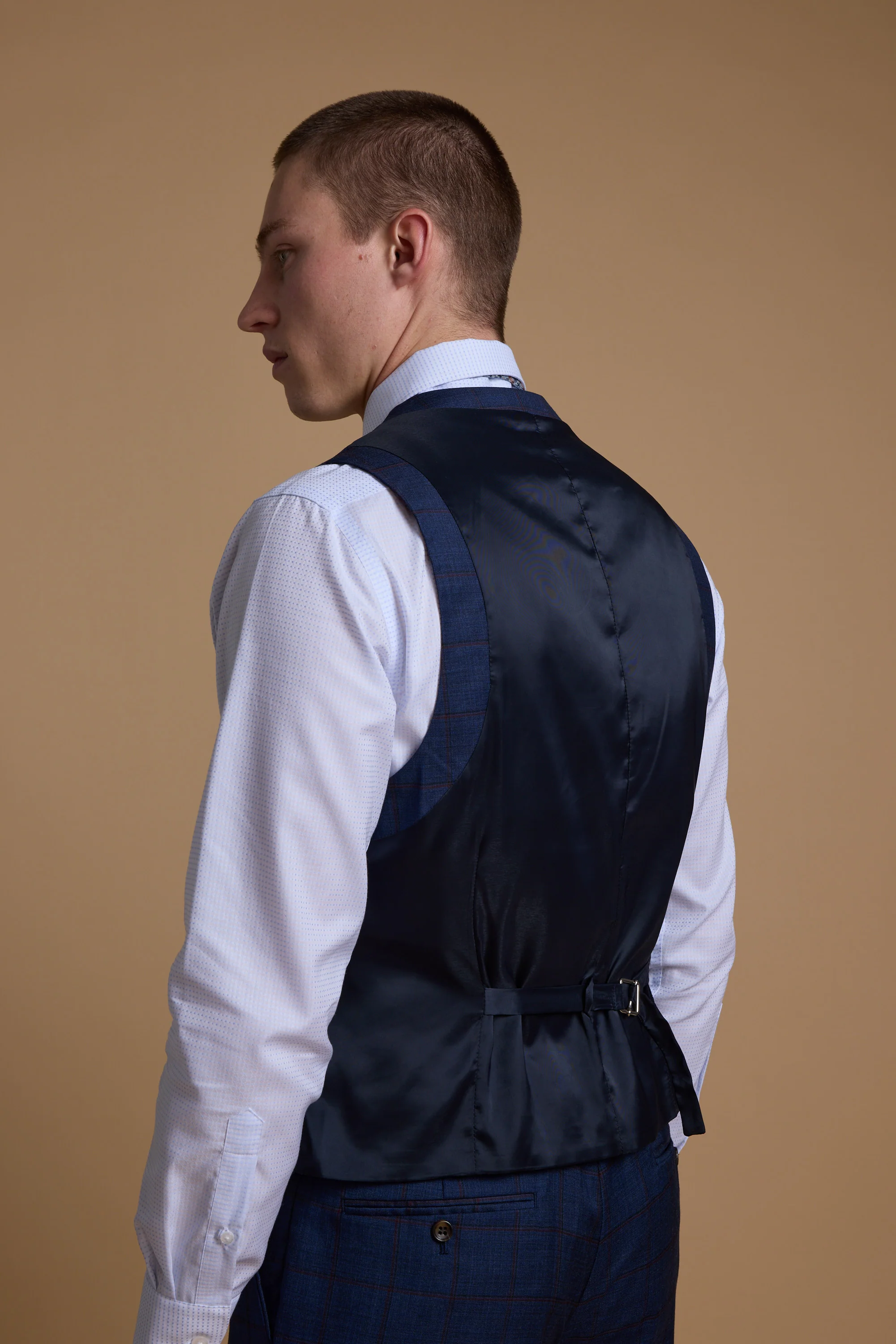 Grafton Check Waistcoat - Image 7