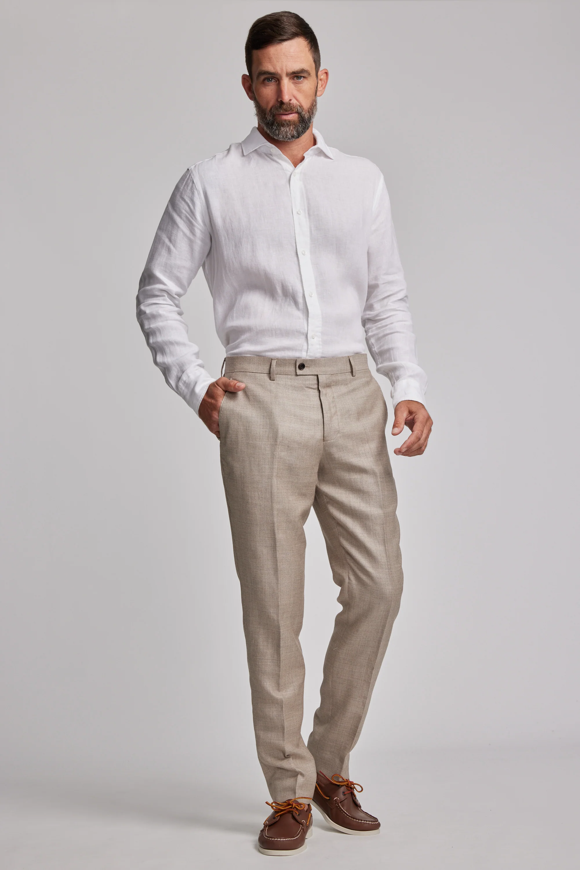 Grantley Linen Suit Trouser - Image 3