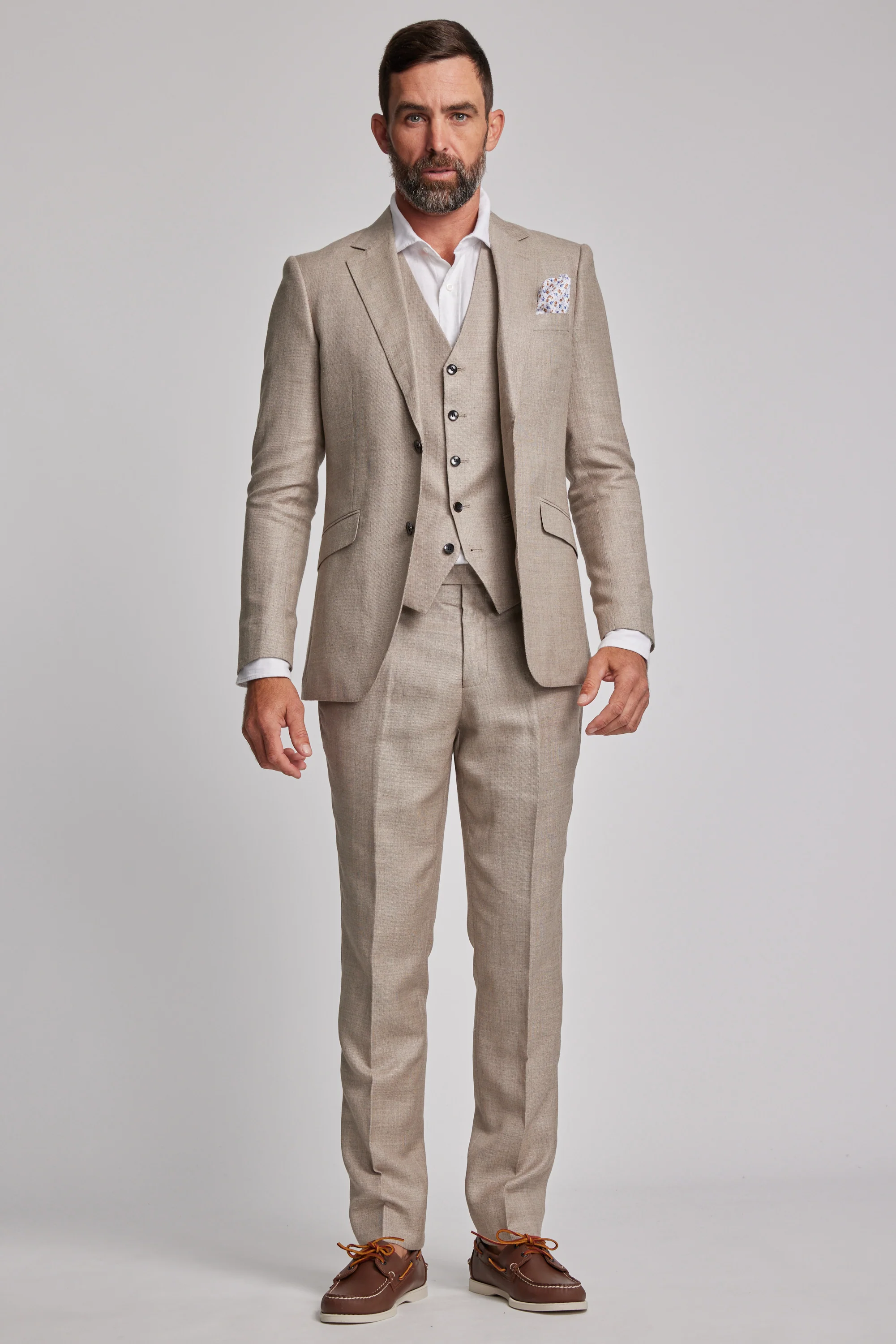 Grantley Linen Suit Trouser - Image 5