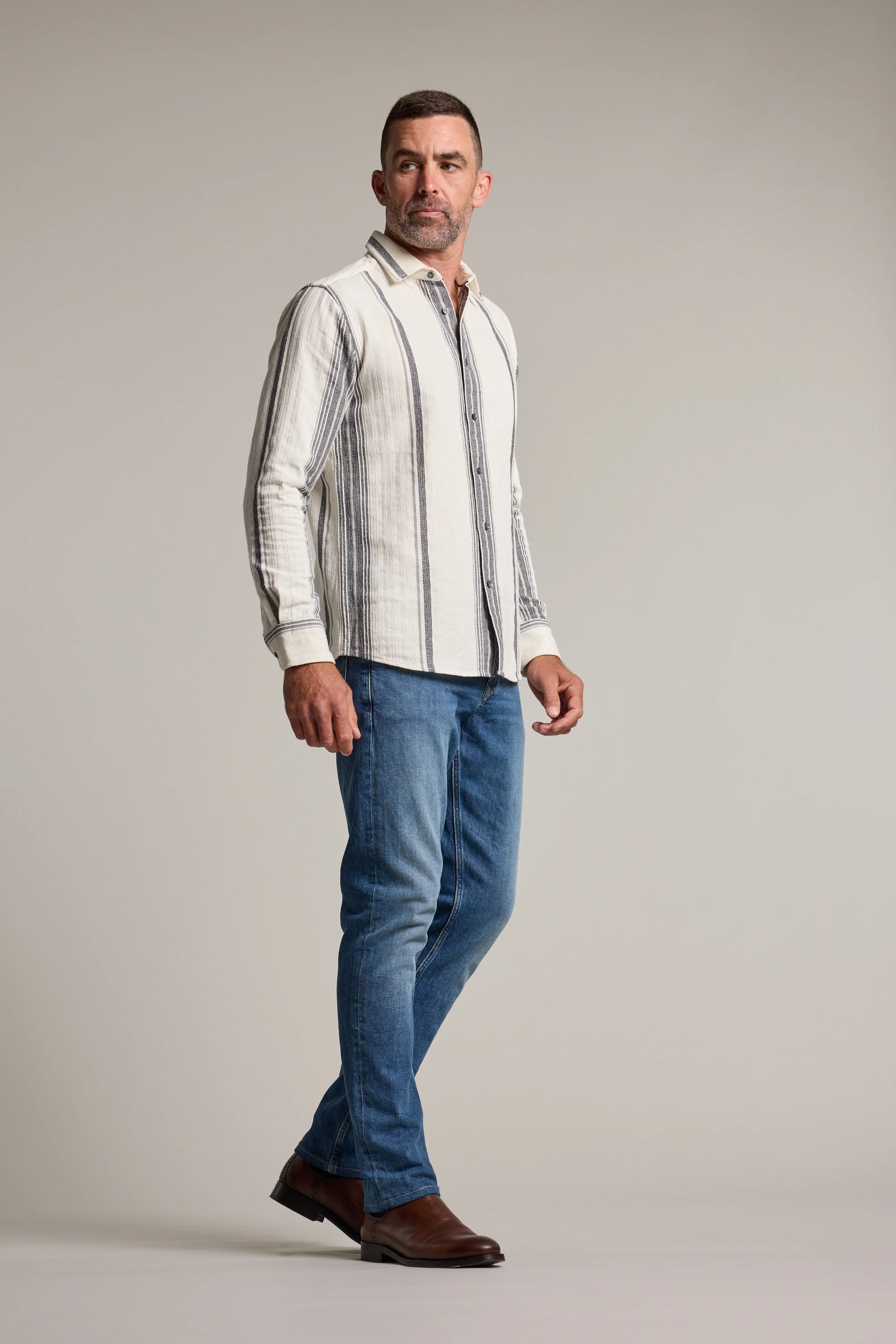 Haig Stripe Shirt - Image 2