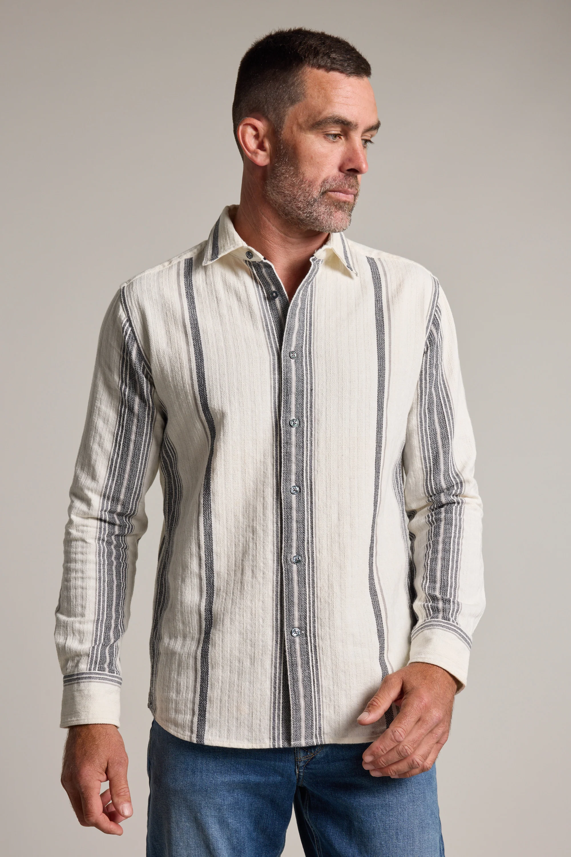 Haig Stripe Shirt - Image 3