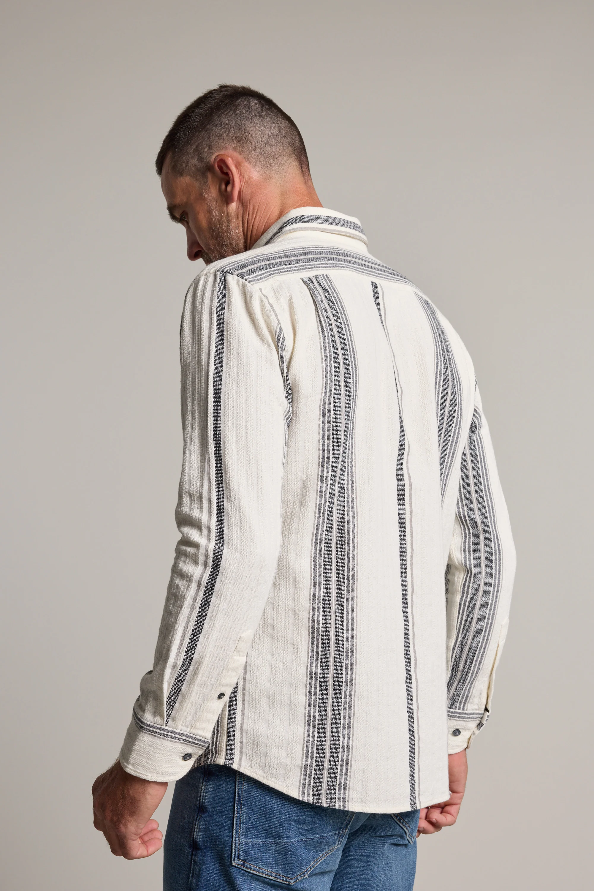 Haig Stripe Shirt - Image 6