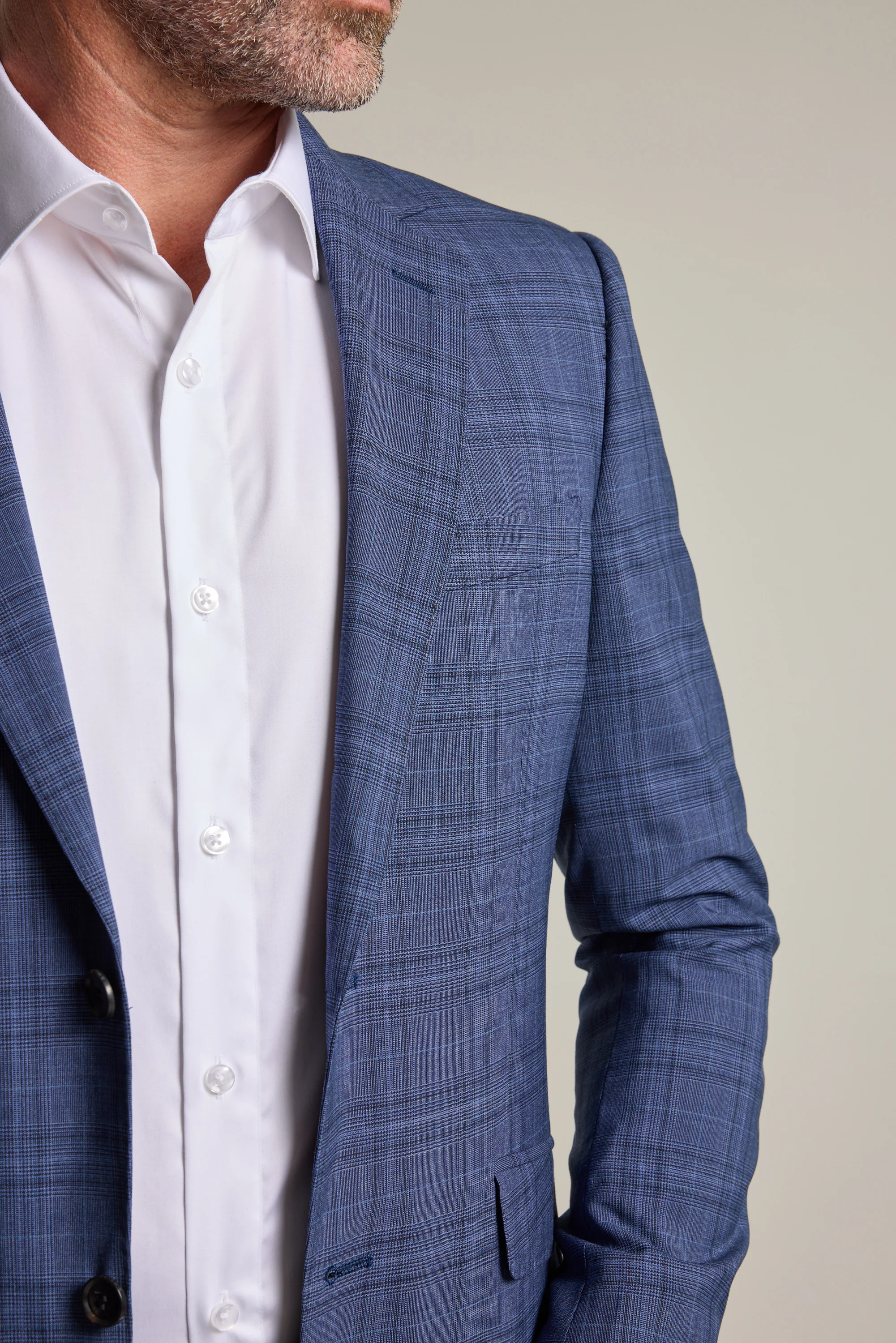 Hanson Check Suit Jacket - Image 4