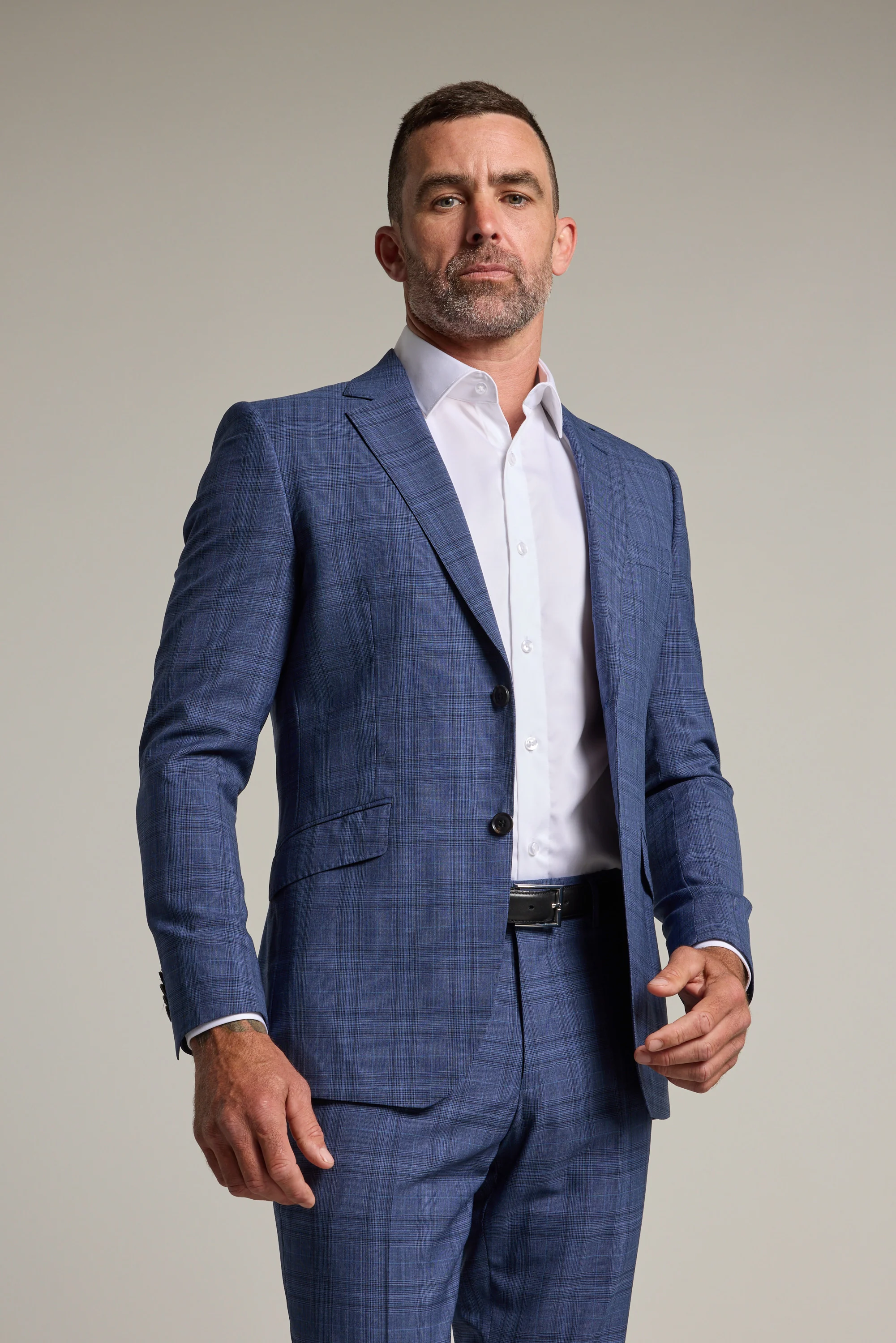Hanson Check Suit Jacket - Image 6