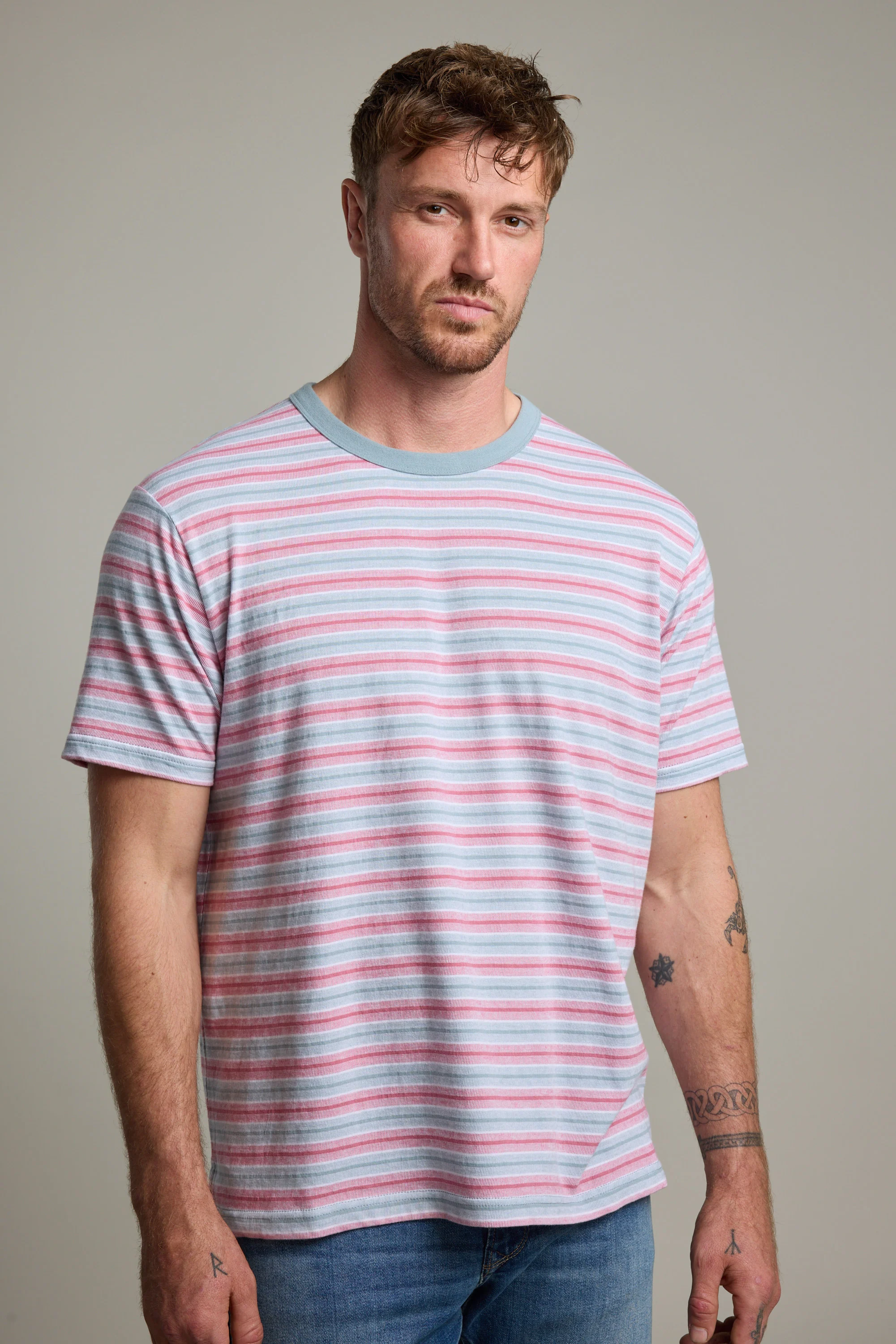 Heanes Stripe Tee - Image 4