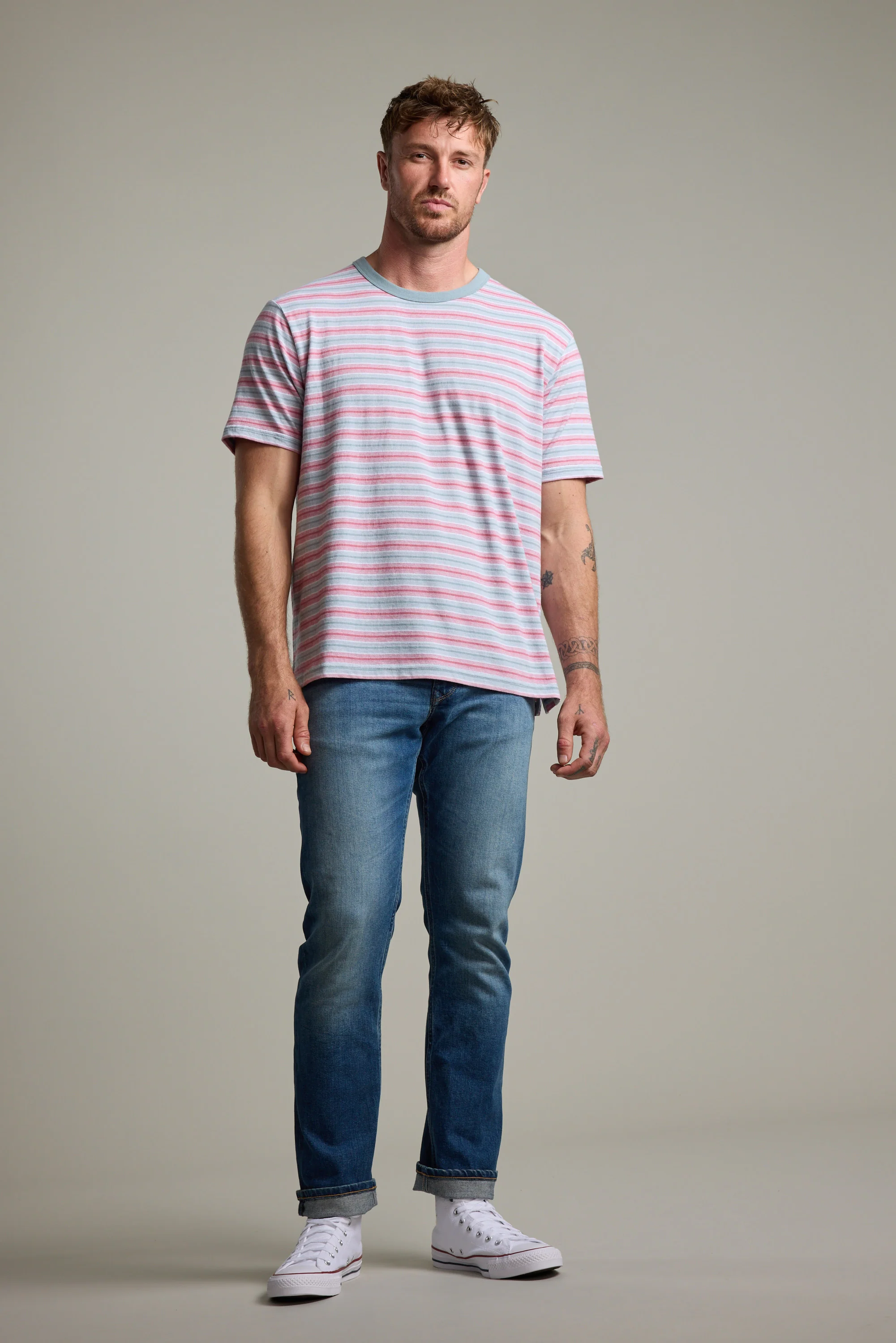 Heanes Stripe Tee - Image 5