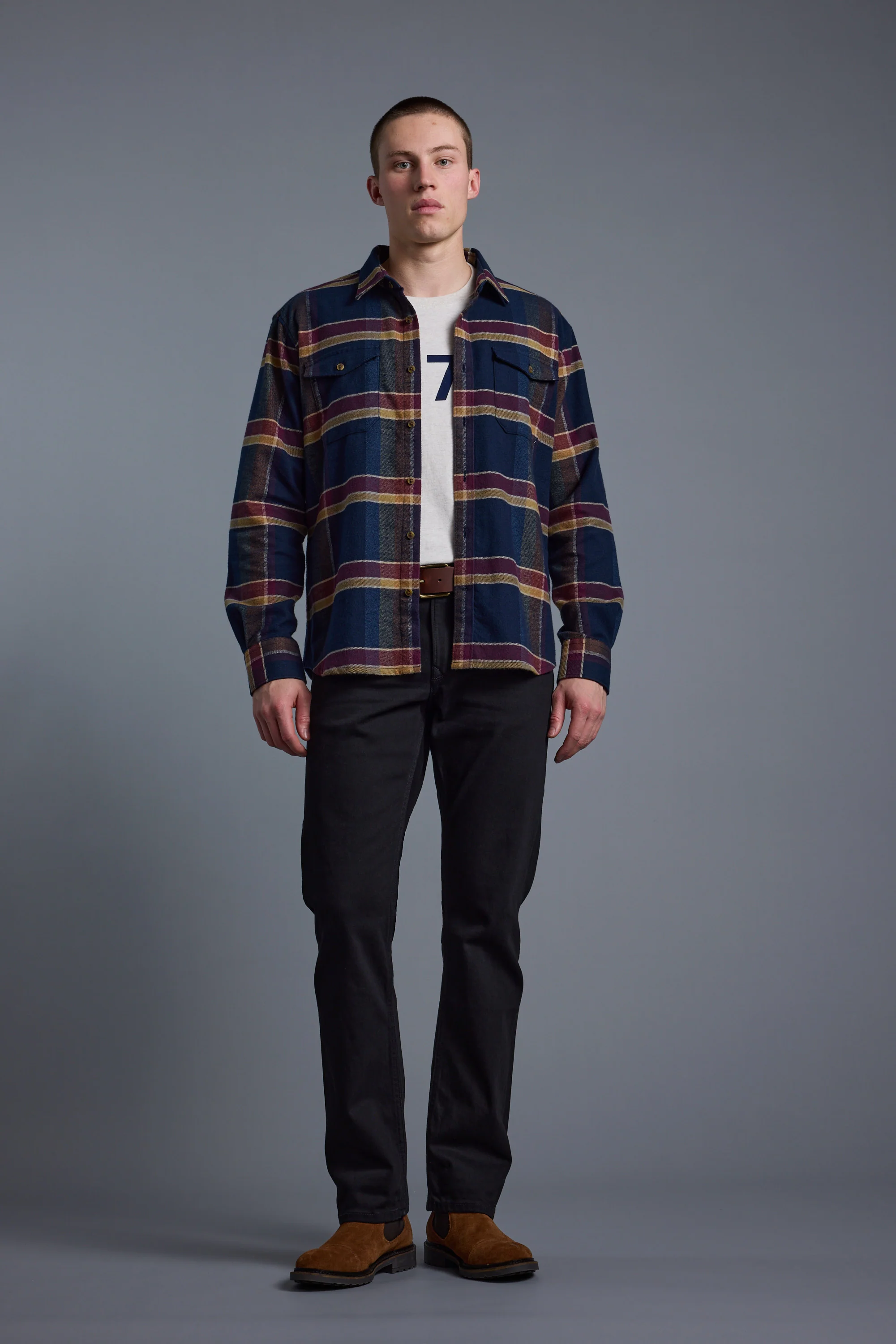Heaton Check Overshirt - Image 2