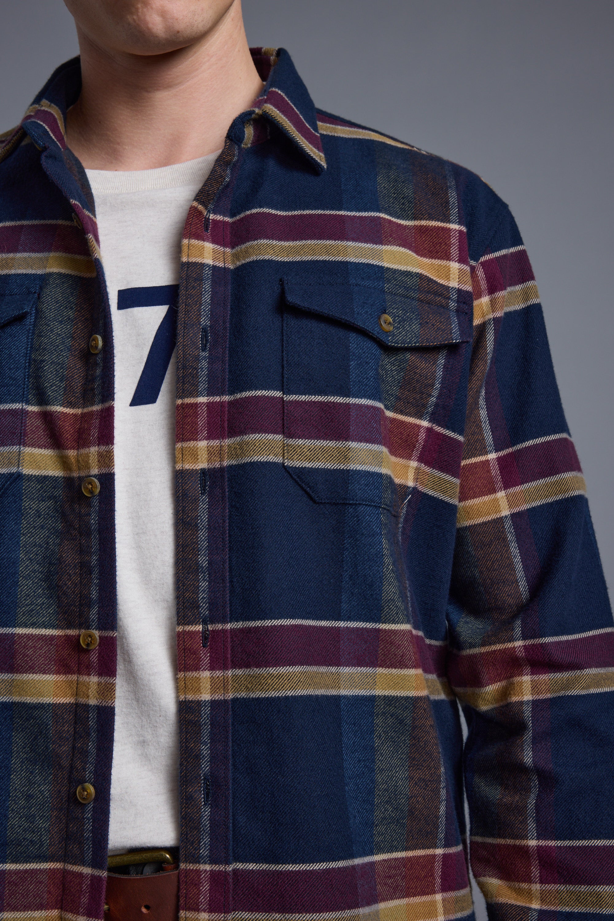 Heaton Check Overshirt - Image 4