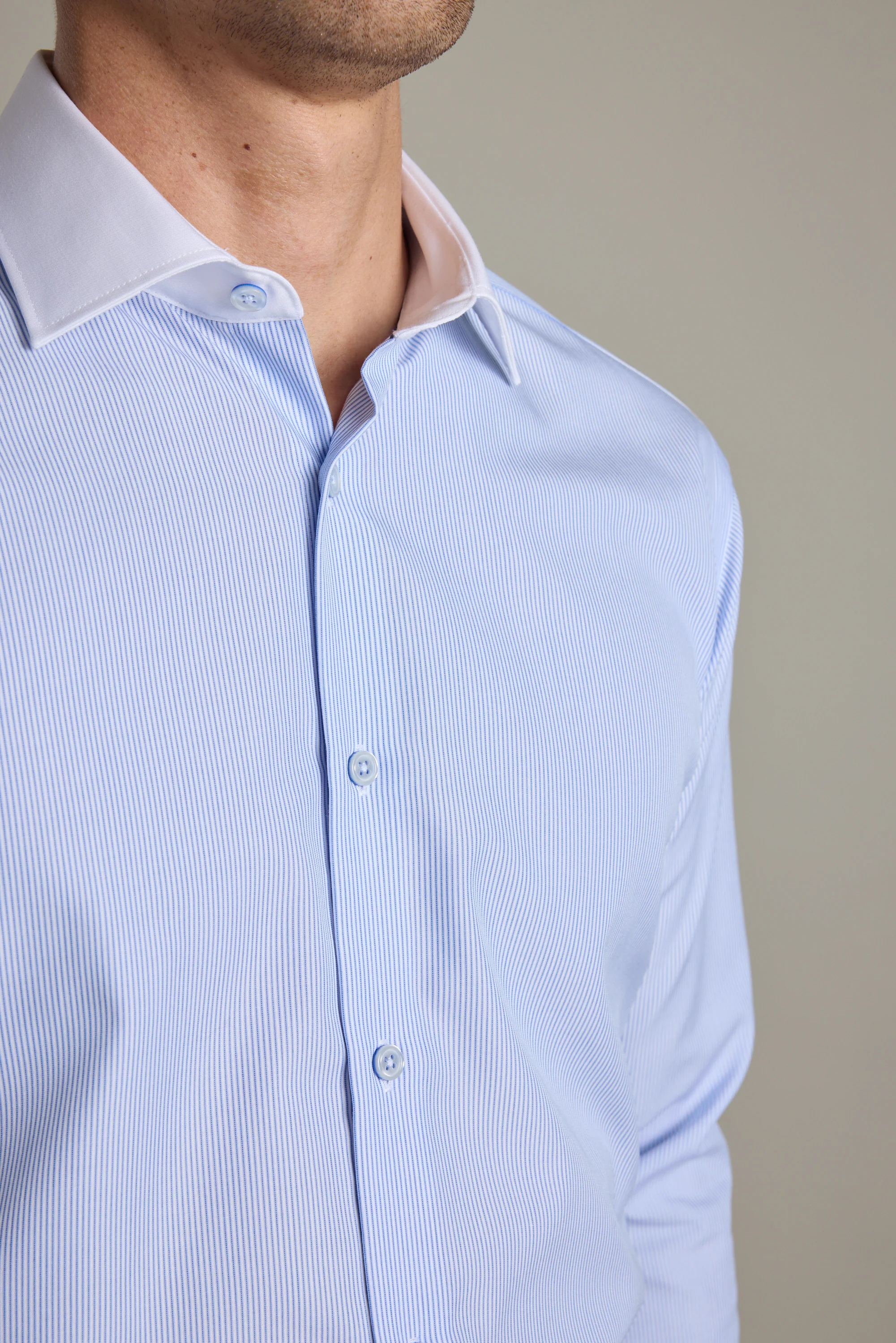 Hereford Stripe Business Shirt - Image 2