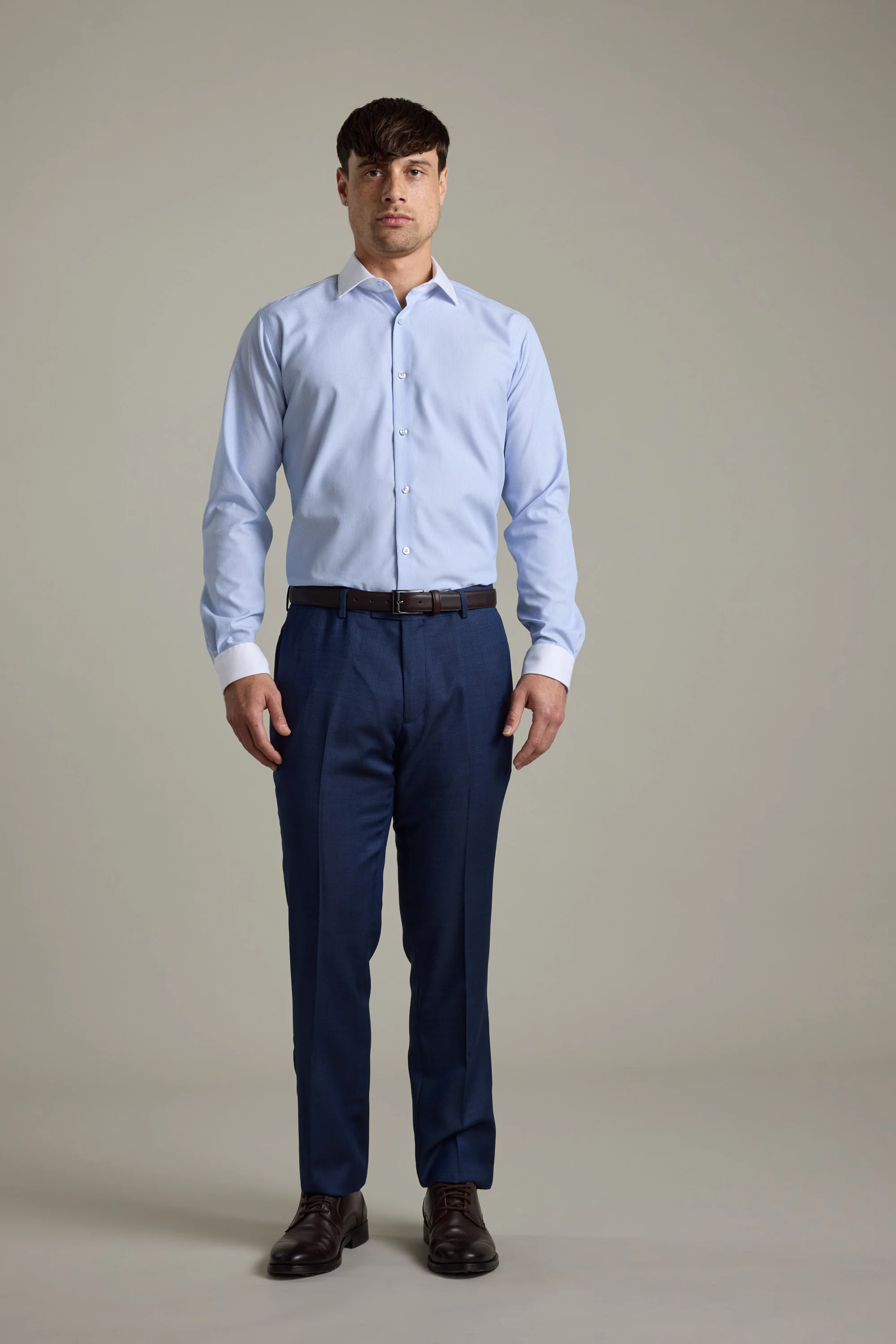 Hereford Stripe Business Shirt - Image 4