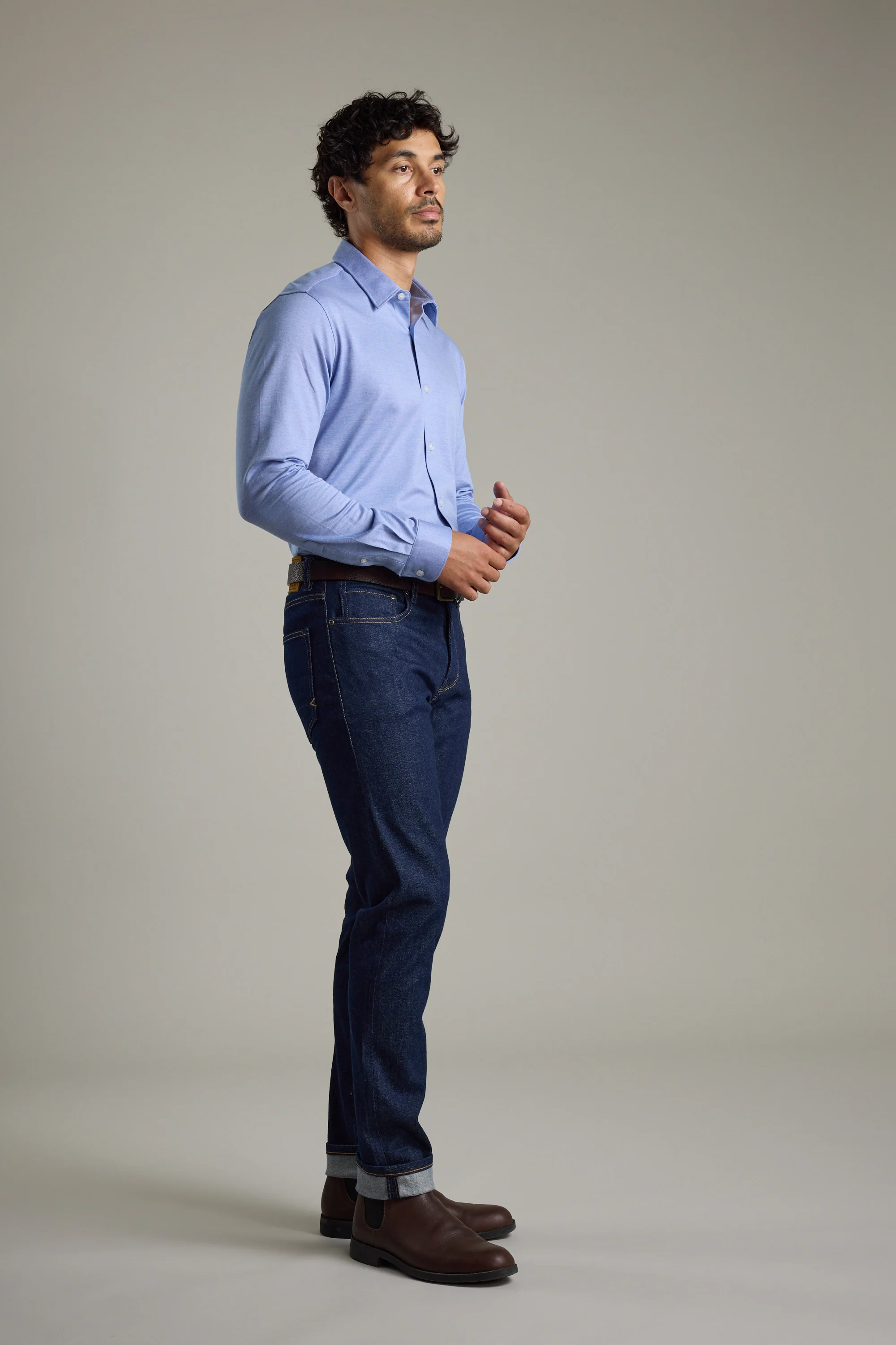 Hilton Knit Business Shirt - Image 5
