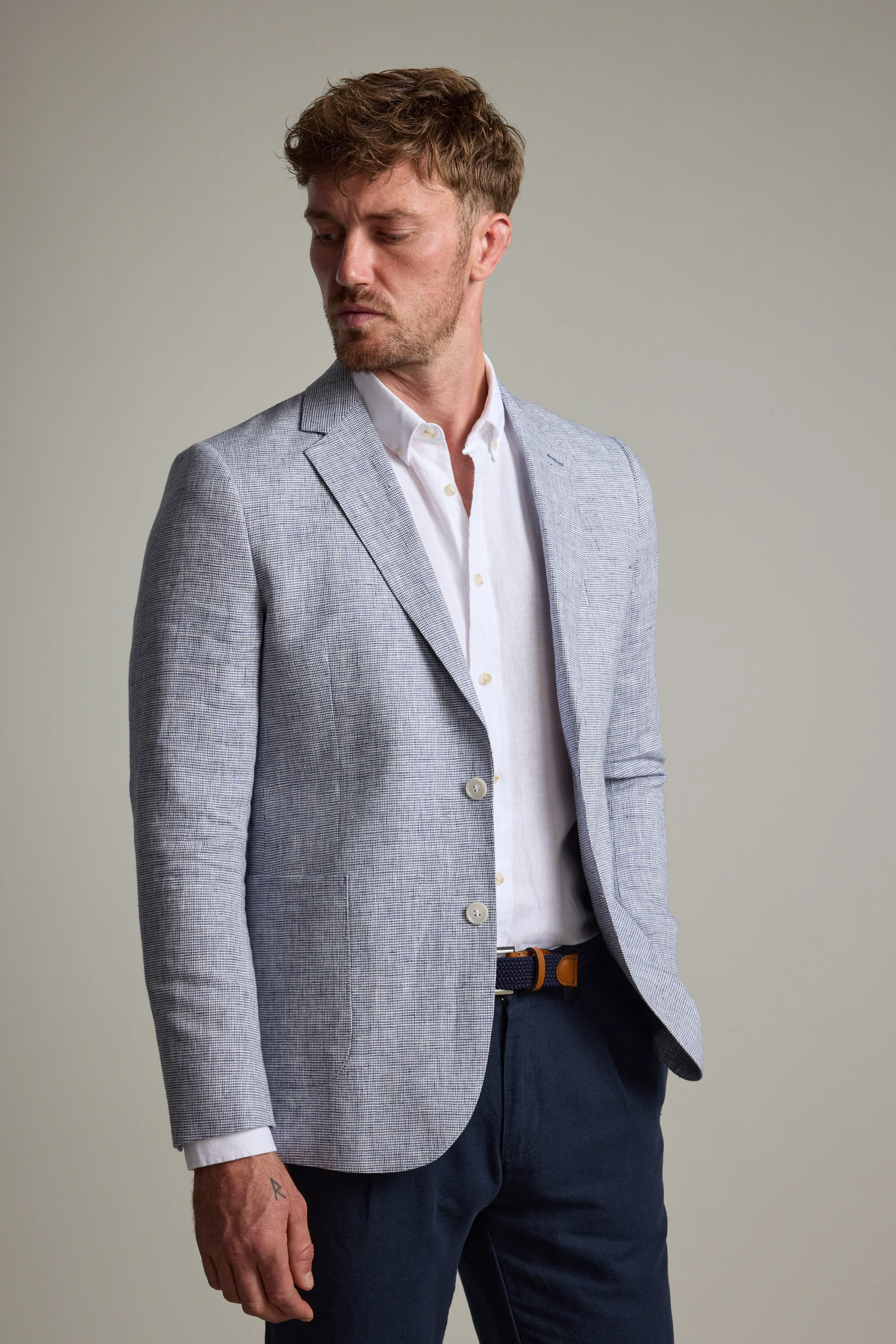 Hubert Texture Blazer - Image 2