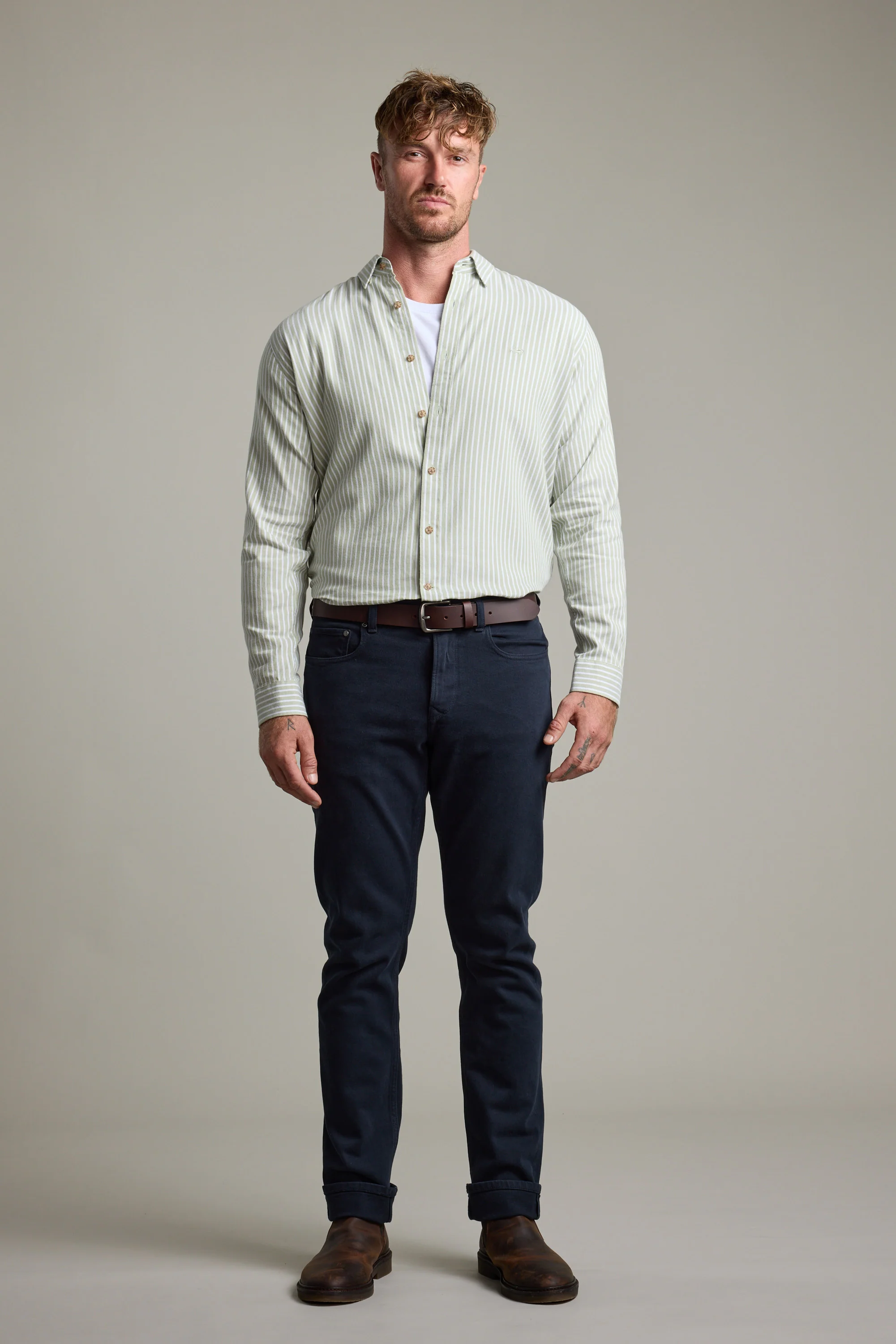 Hudson Stripe Shirt - Image 2