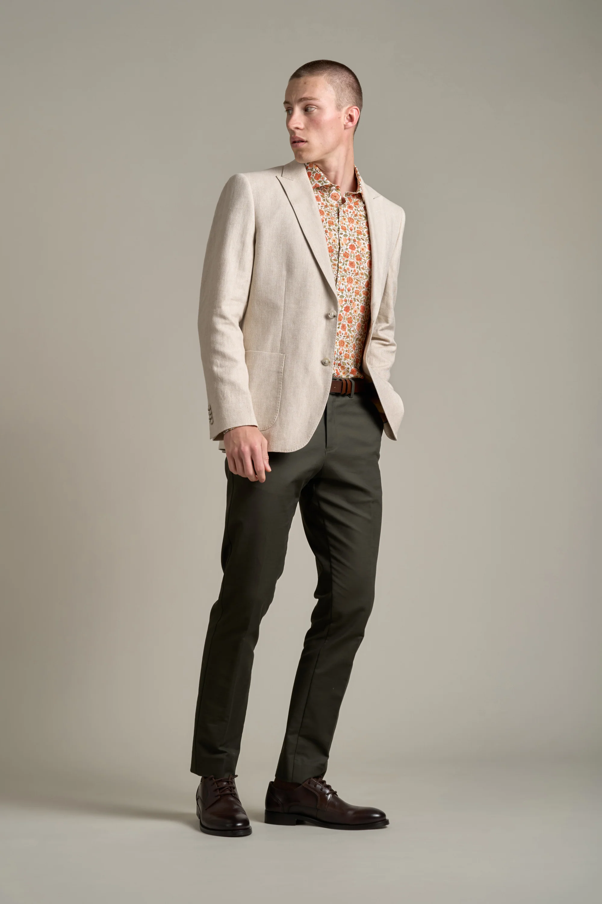 Hume Herringbone Blazer - Image 4