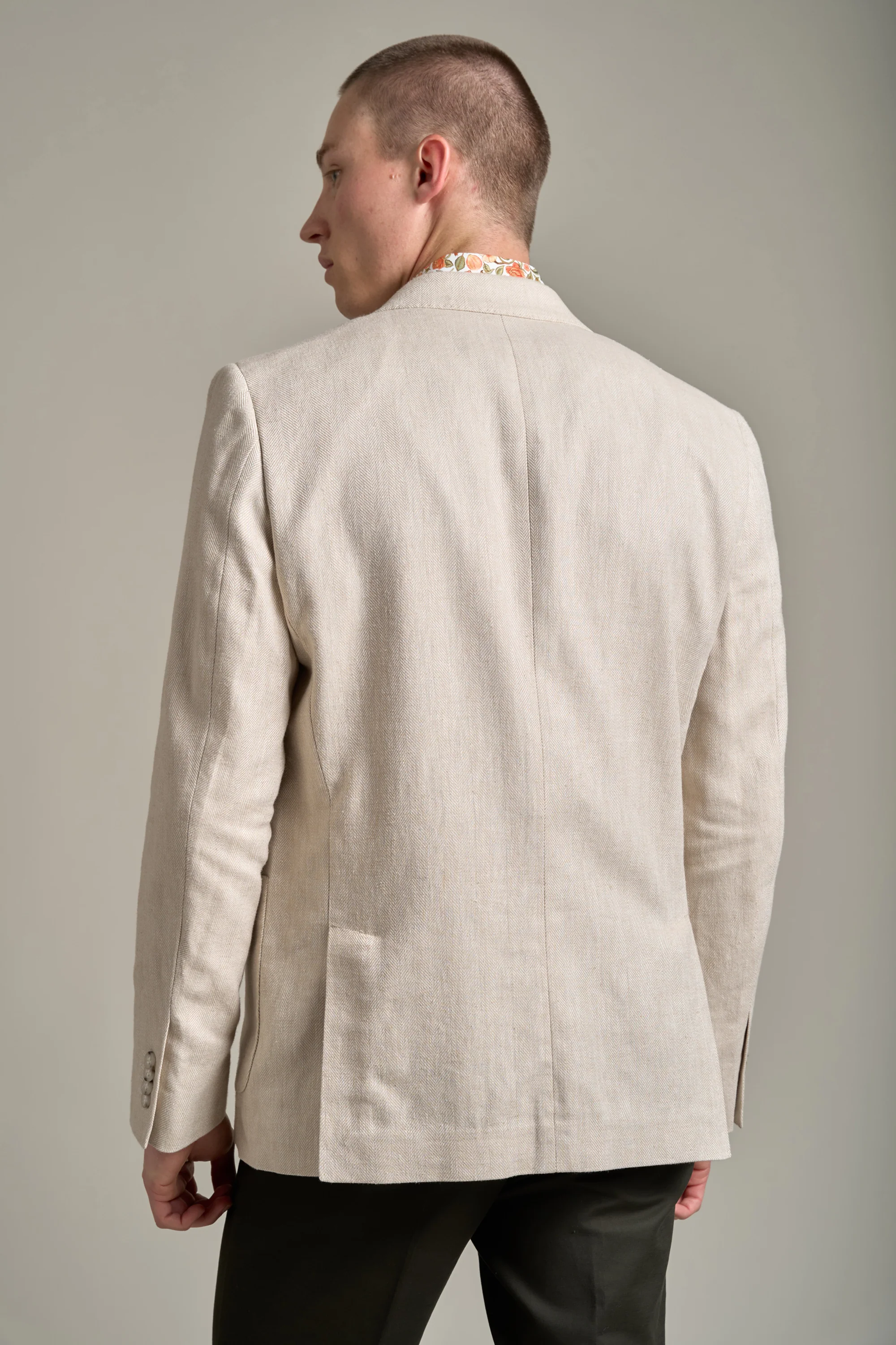 Hume Herringbone Blazer - Image 5