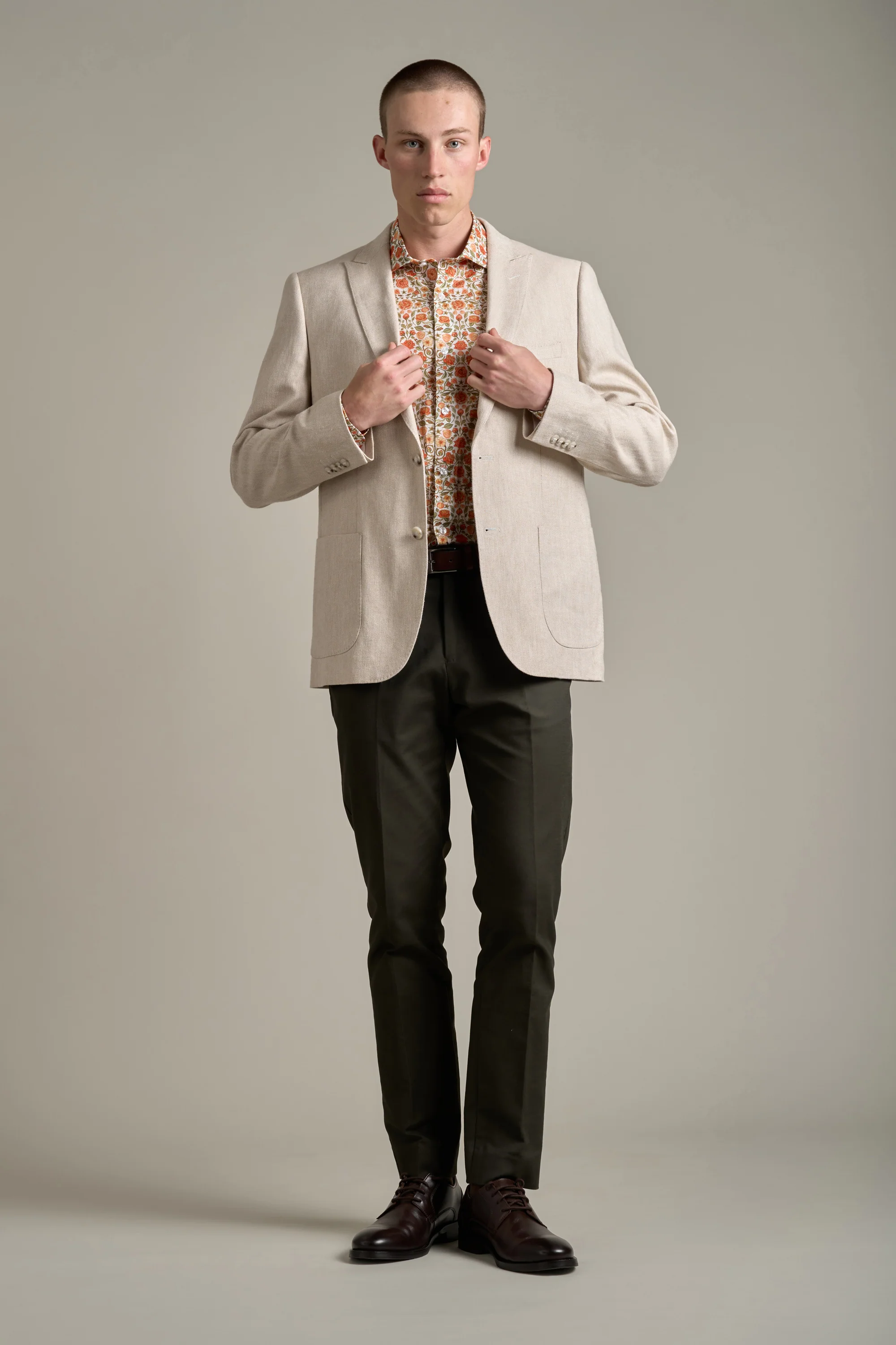 Hume Herringbone Blazer - Image 7