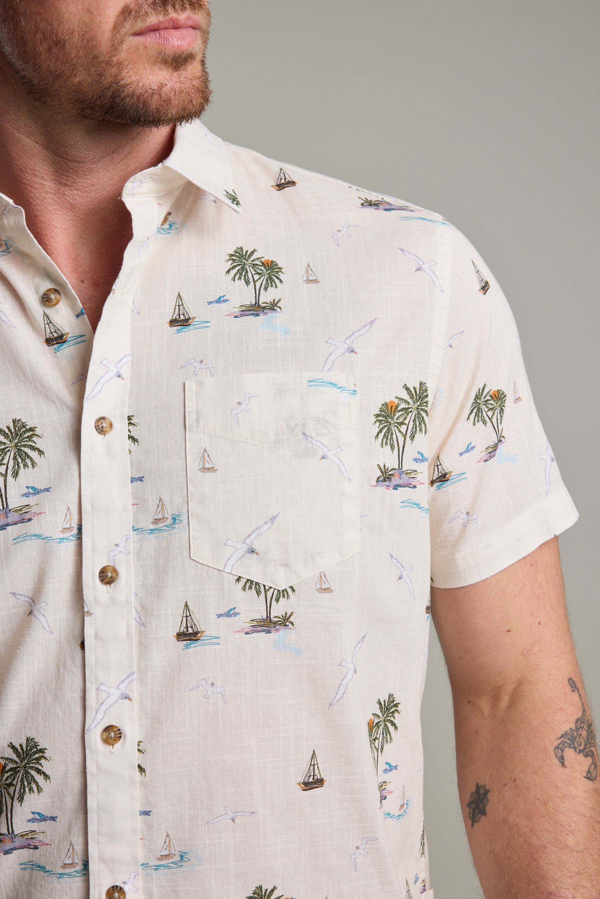 Island Print Shirt - Image 4