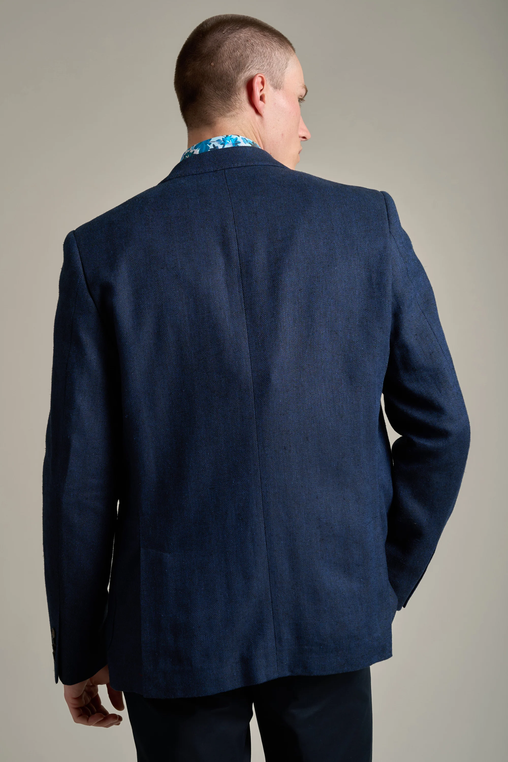 Jackman Herringbone Blazer - Image 5