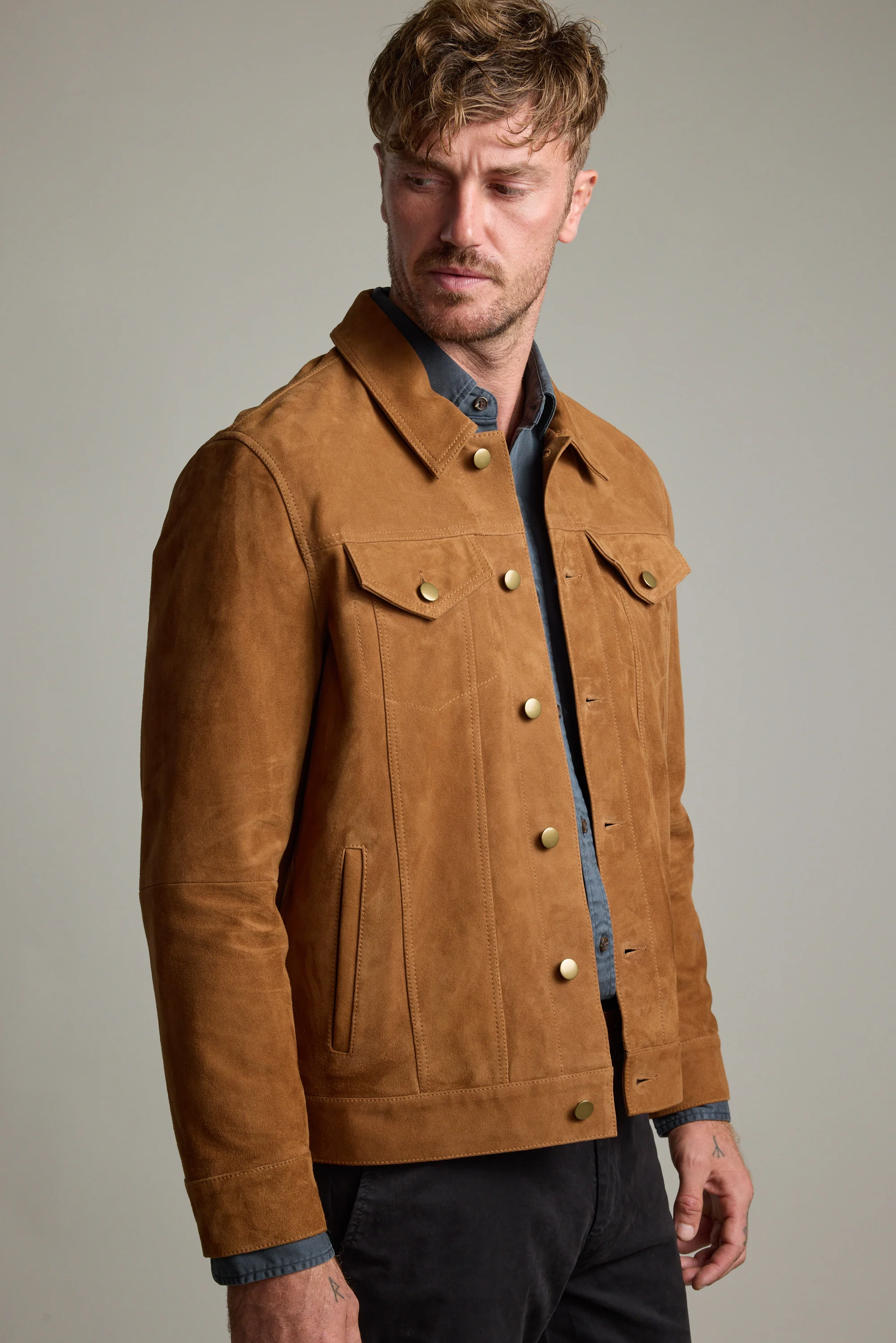 Jackson Suede Trucker - Image 2