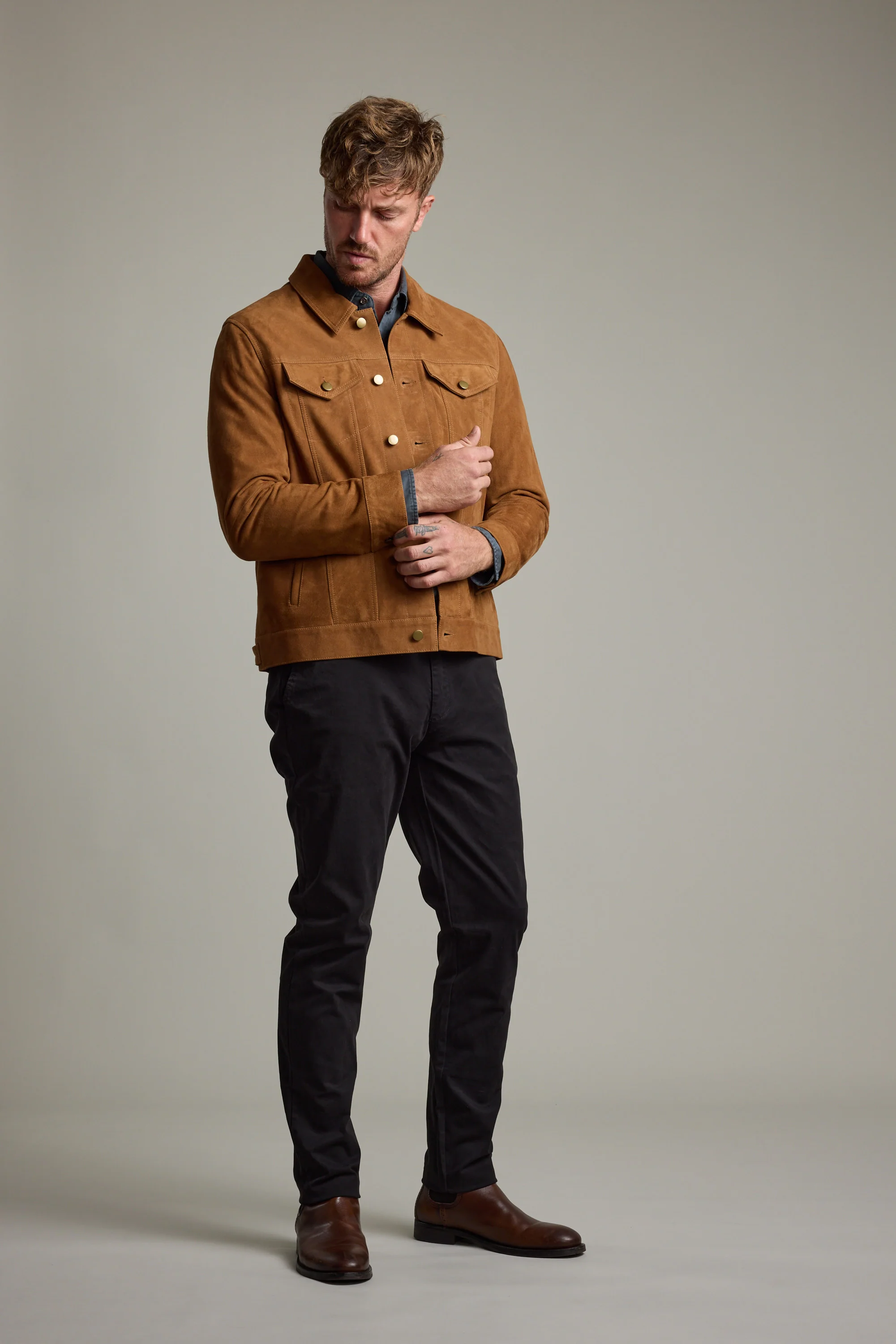 Jackson Suede Trucker - Image 5