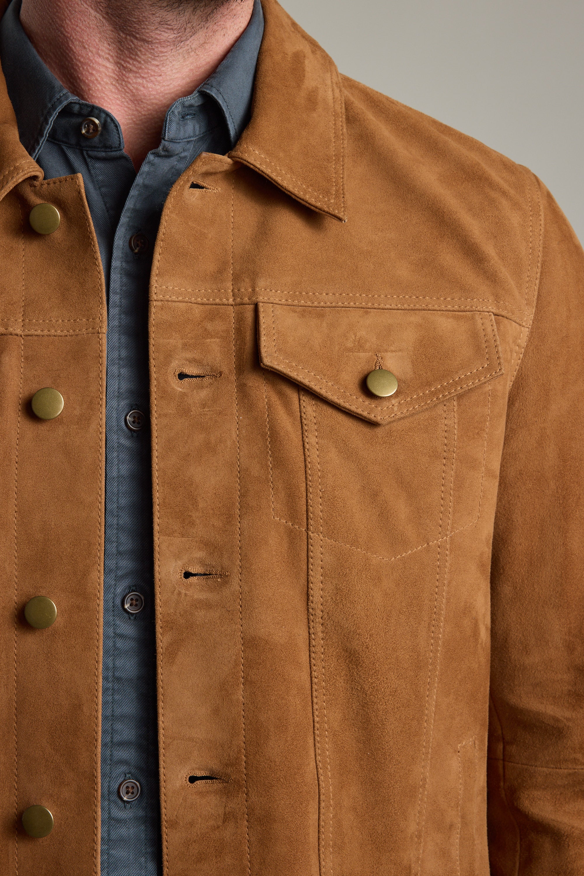 Jackson Suede Trucker - Image 6