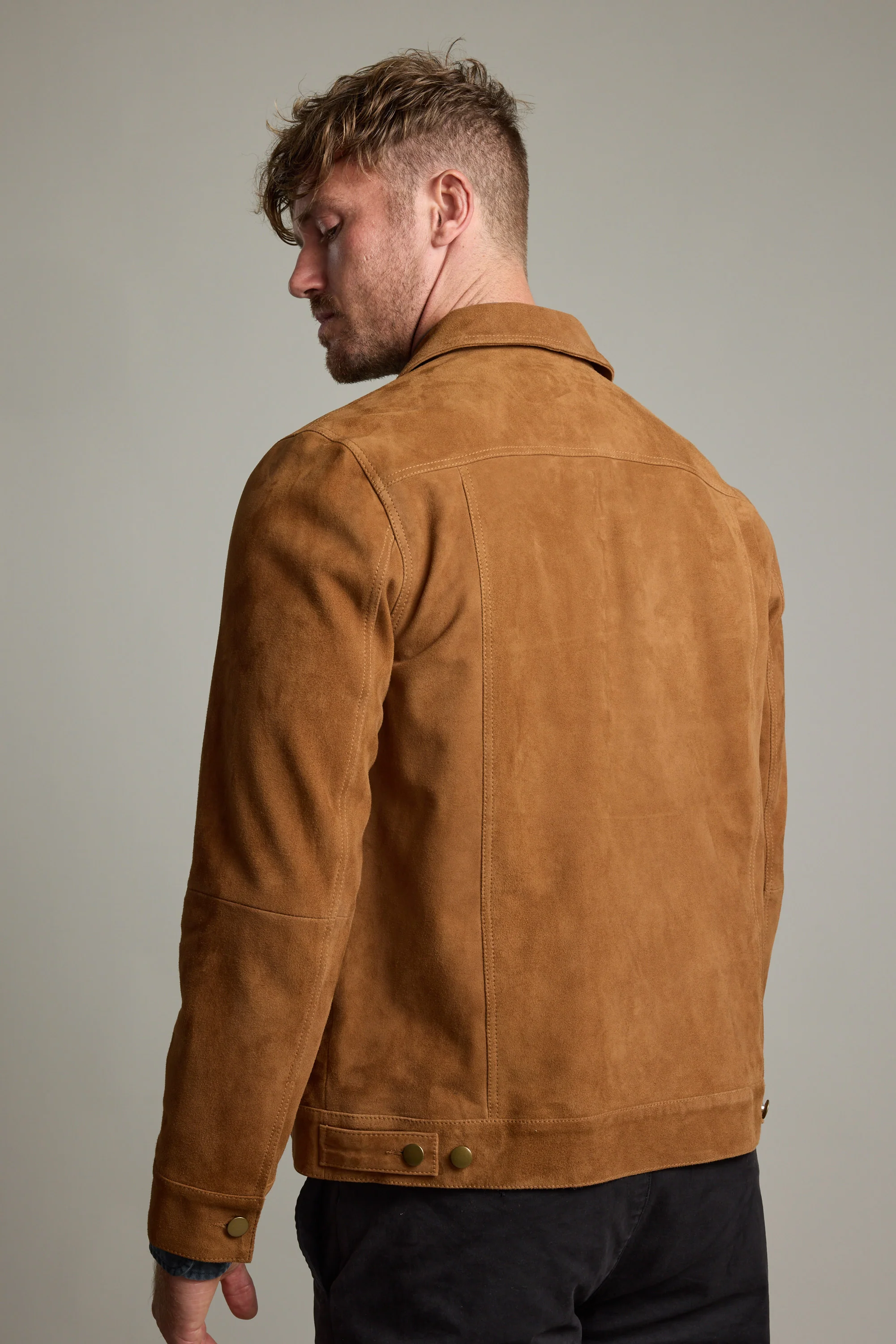 Jackson Suede Trucker - Image 7