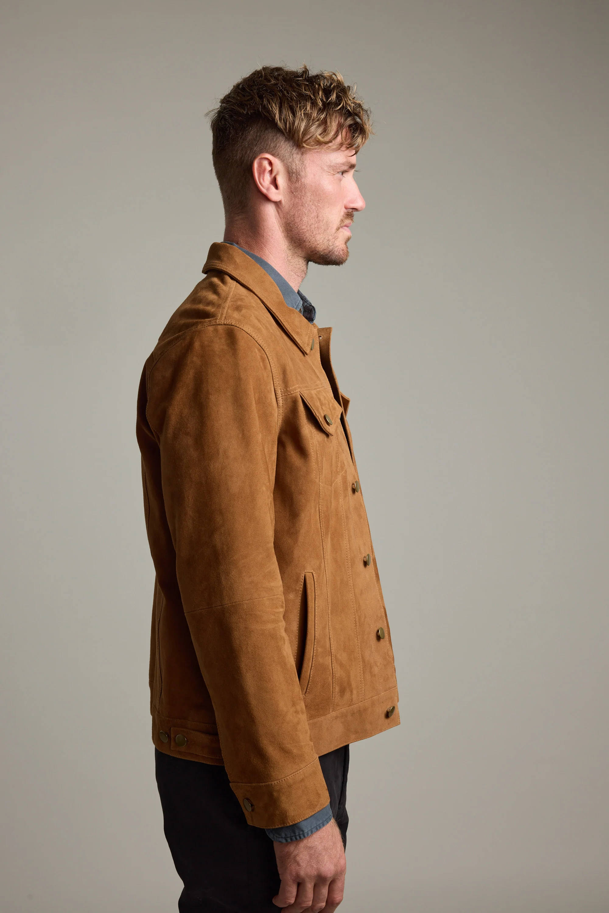 Jackson Suede Trucker - Image 8