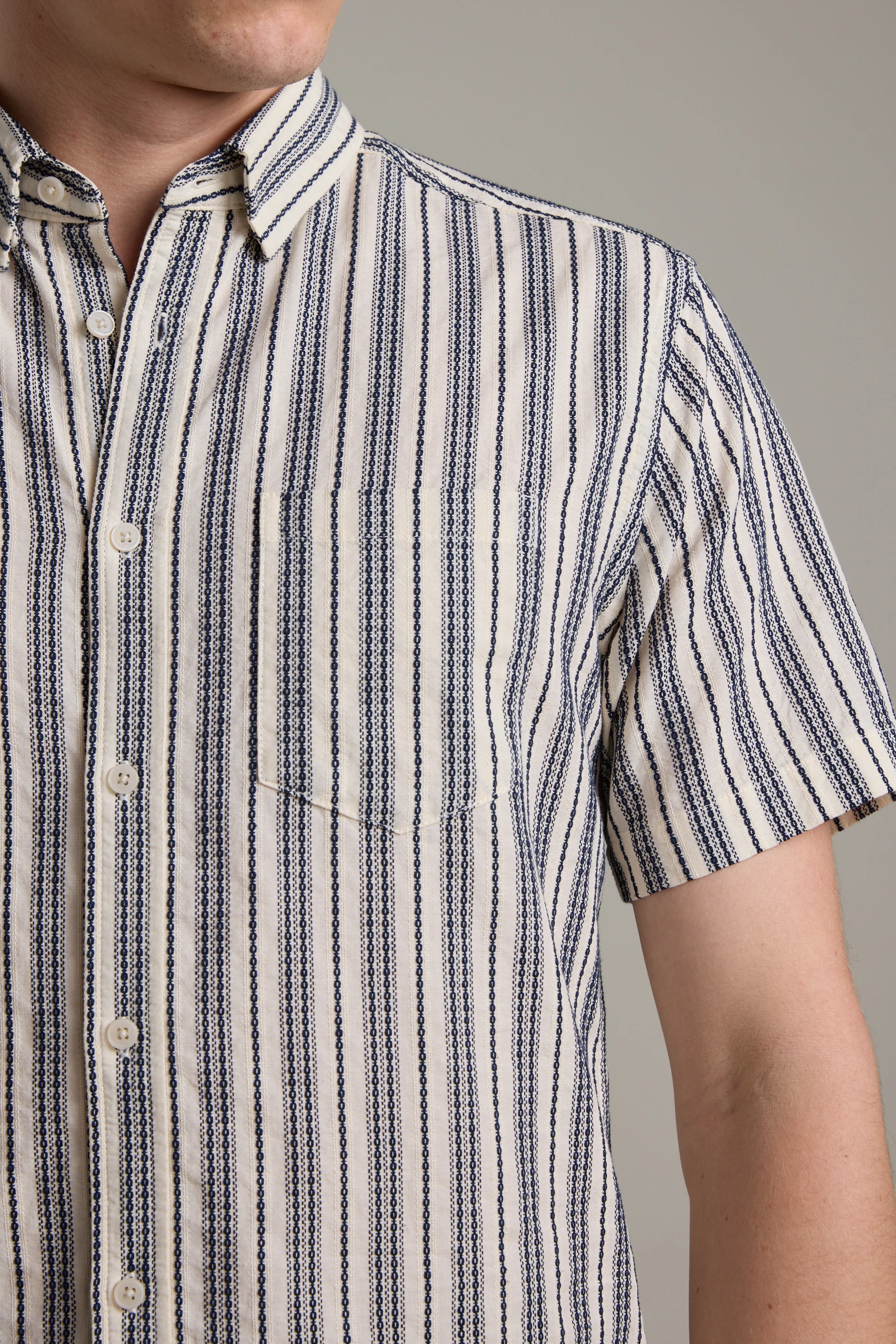 Jackson Texture Stripe Shirt - Image 3