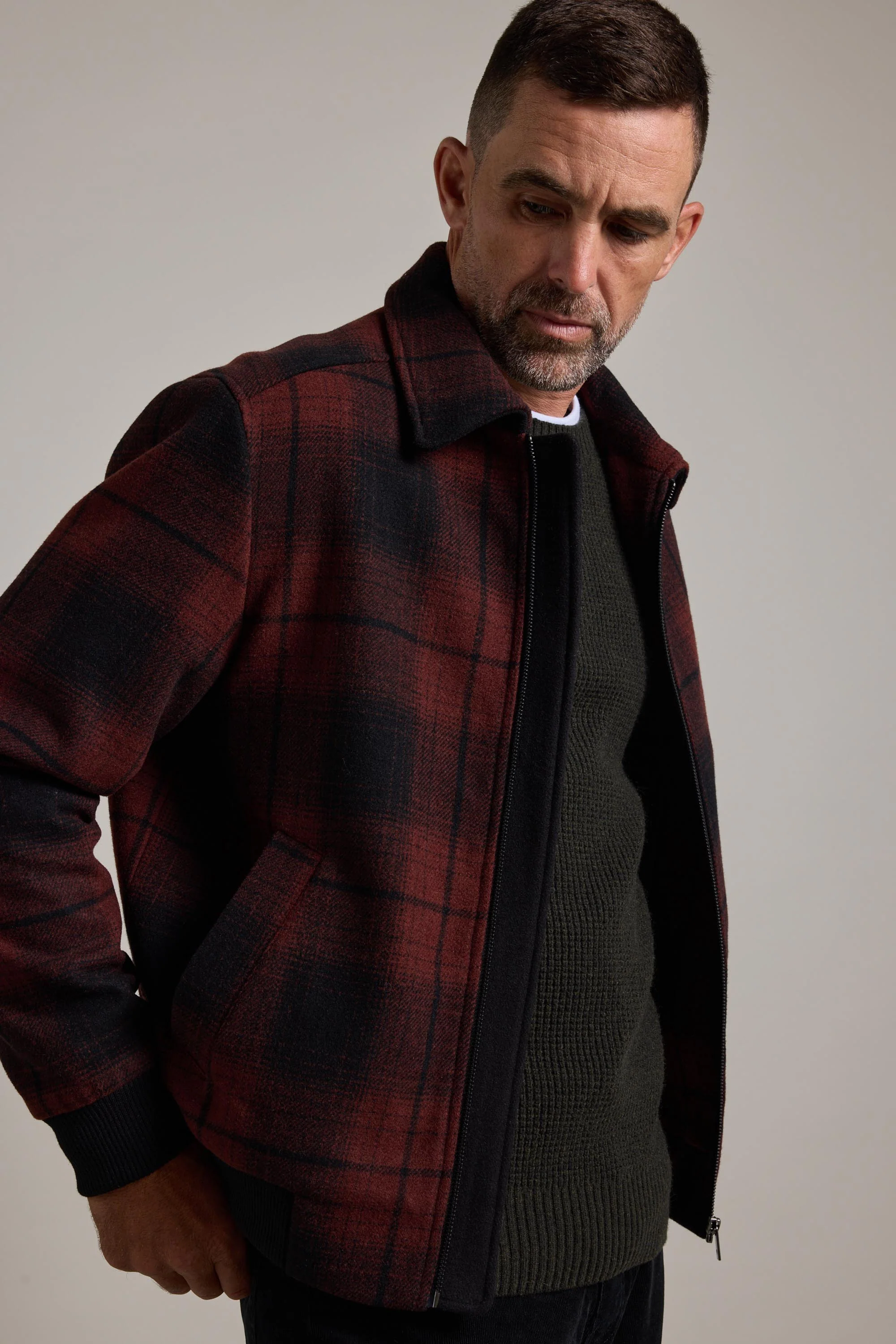Jeffery Wool Bomber - Image 5