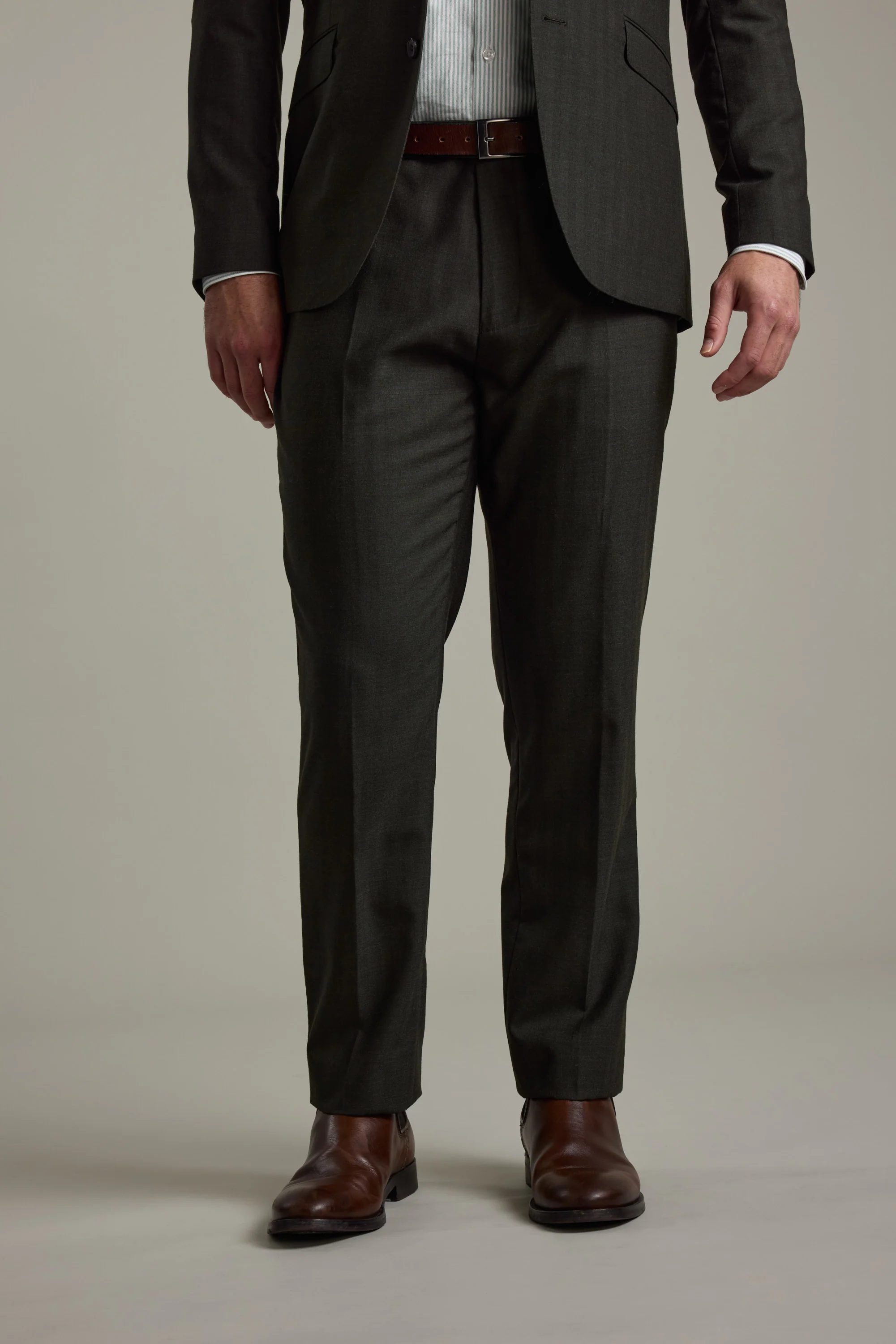 Johnston Herringbone Suit Trouser - Image 3