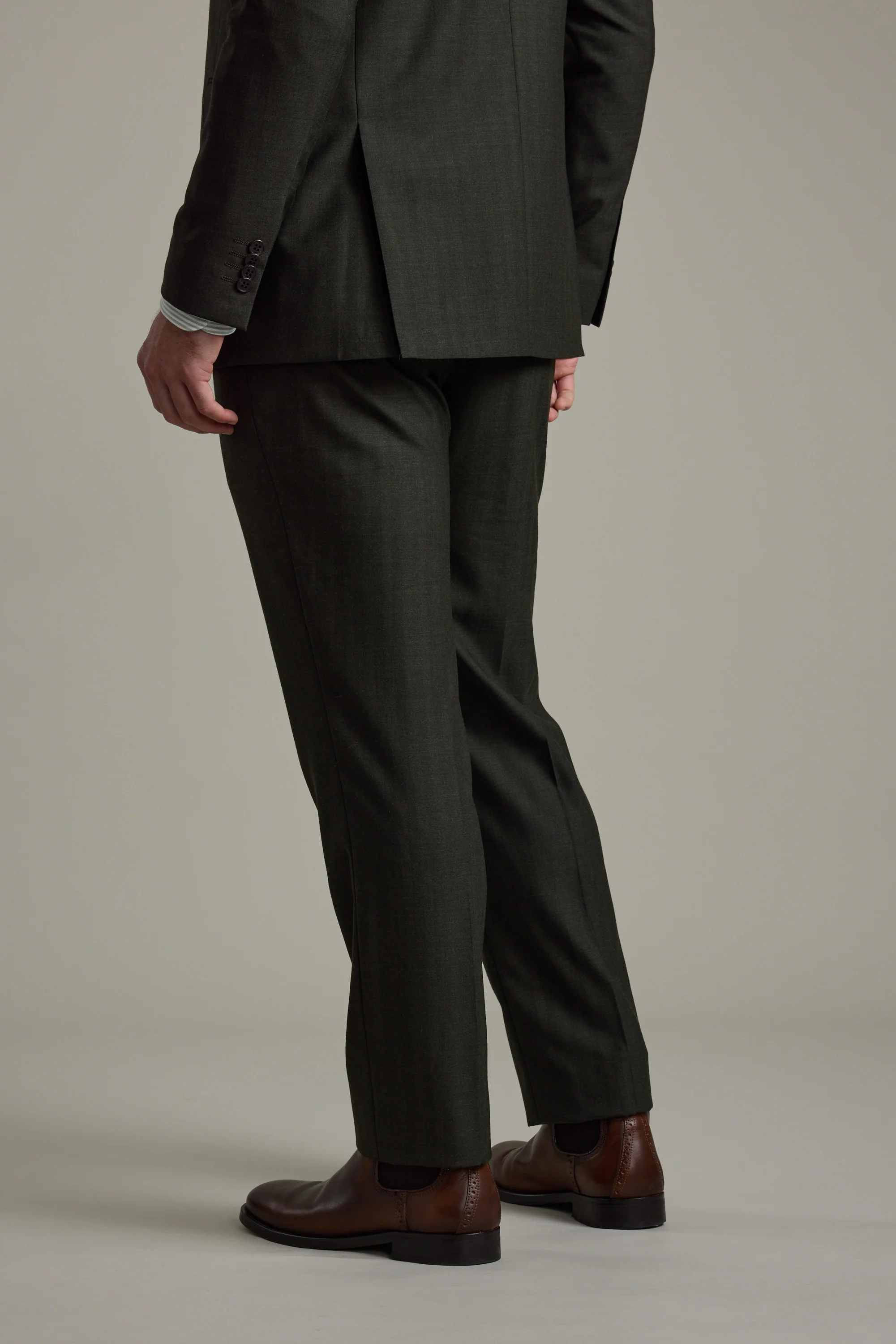 Johnston Herringbone Suit Trouser - Image 5