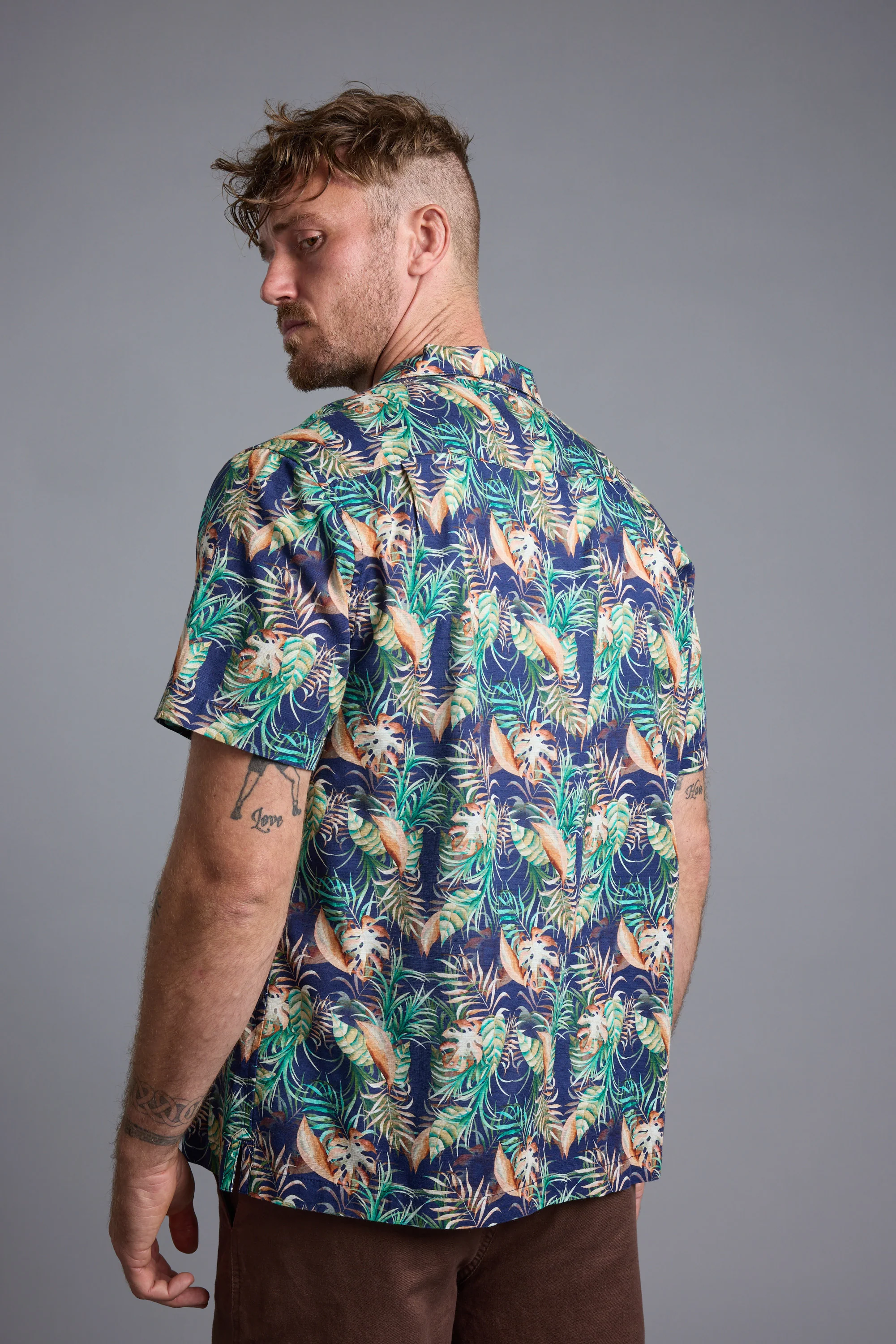 Jungle Print Cuban Shirt - Image 5