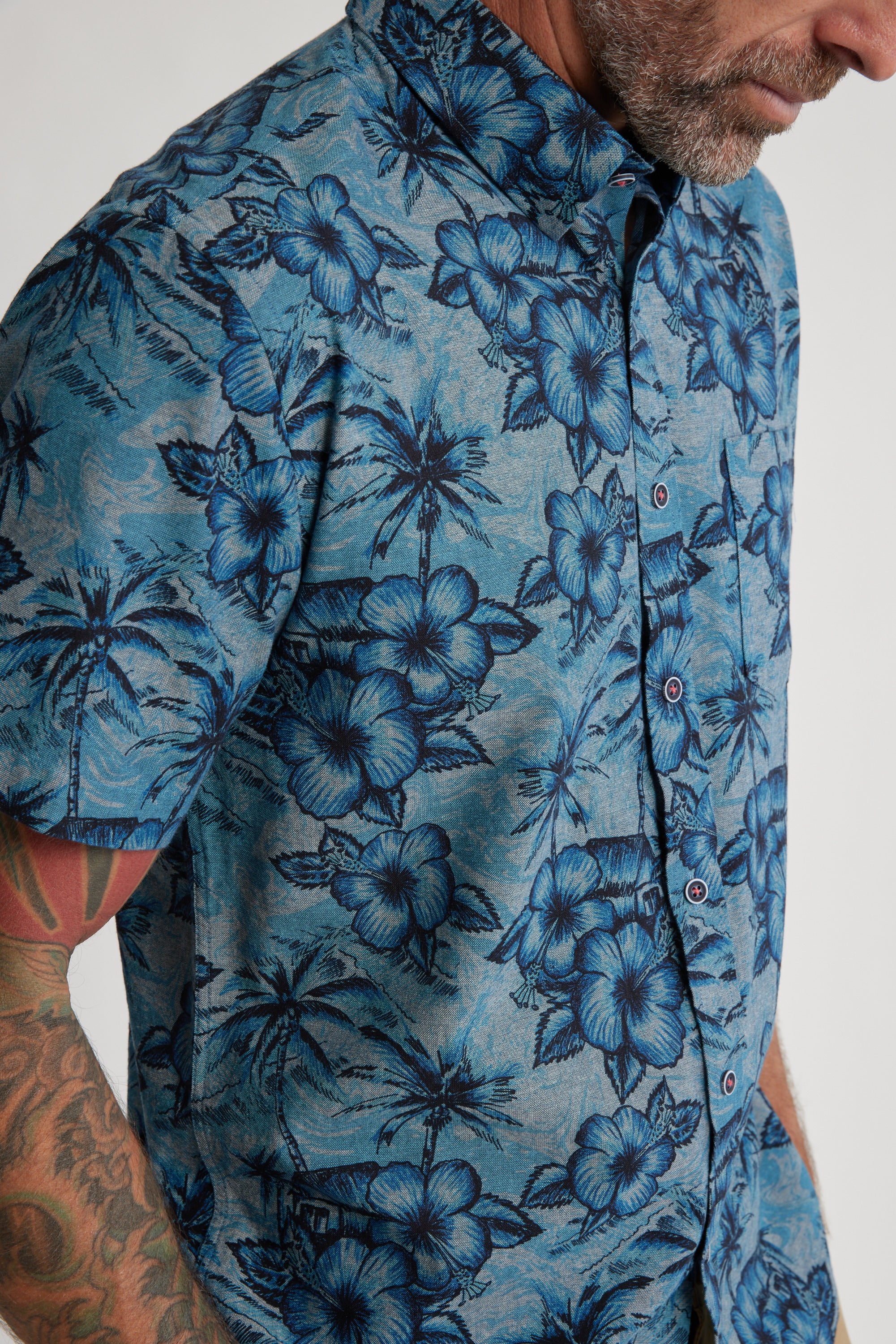 Lakewood Chambray Print Shirt - Image 3