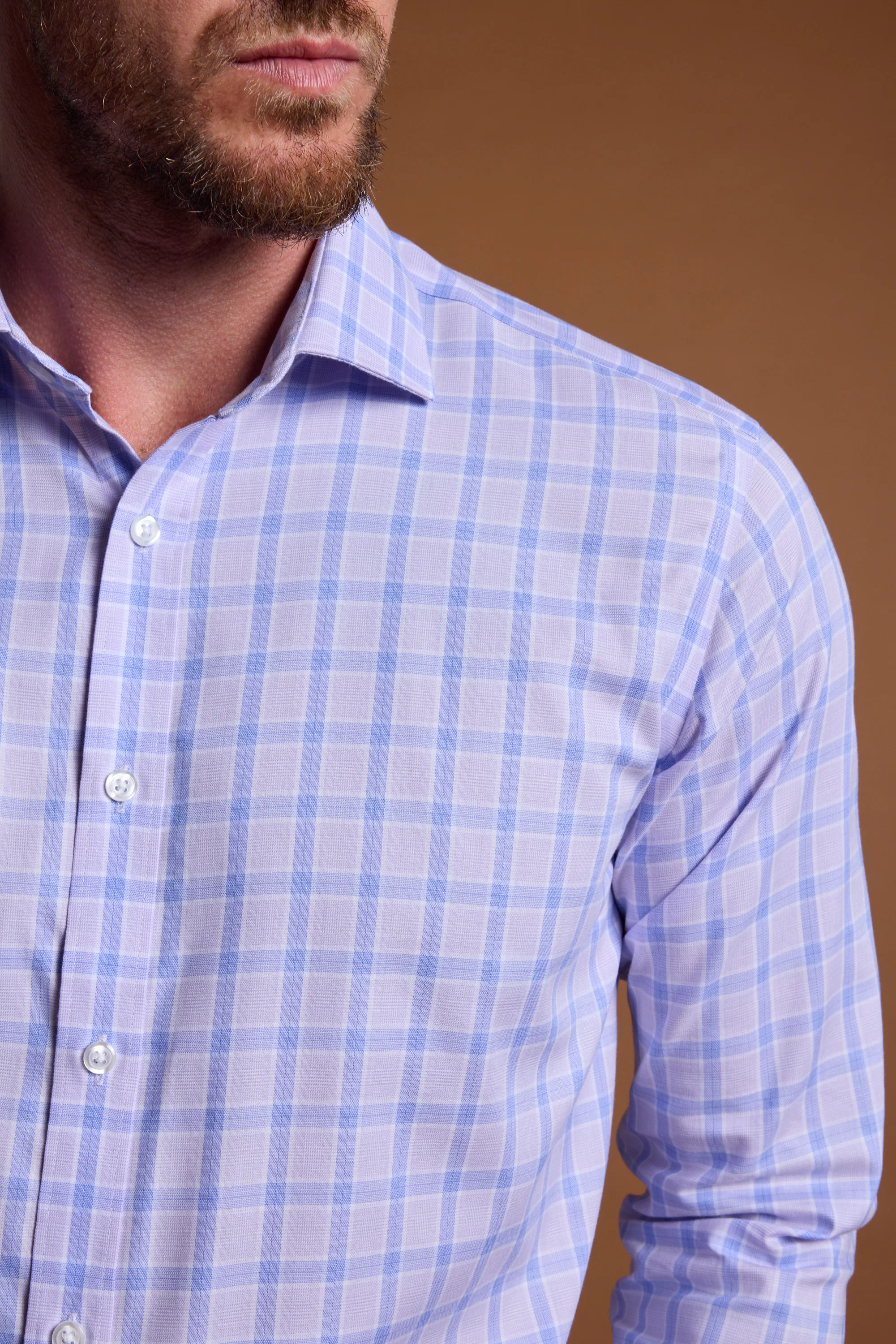 Larry Check Business Shirt - Image 3