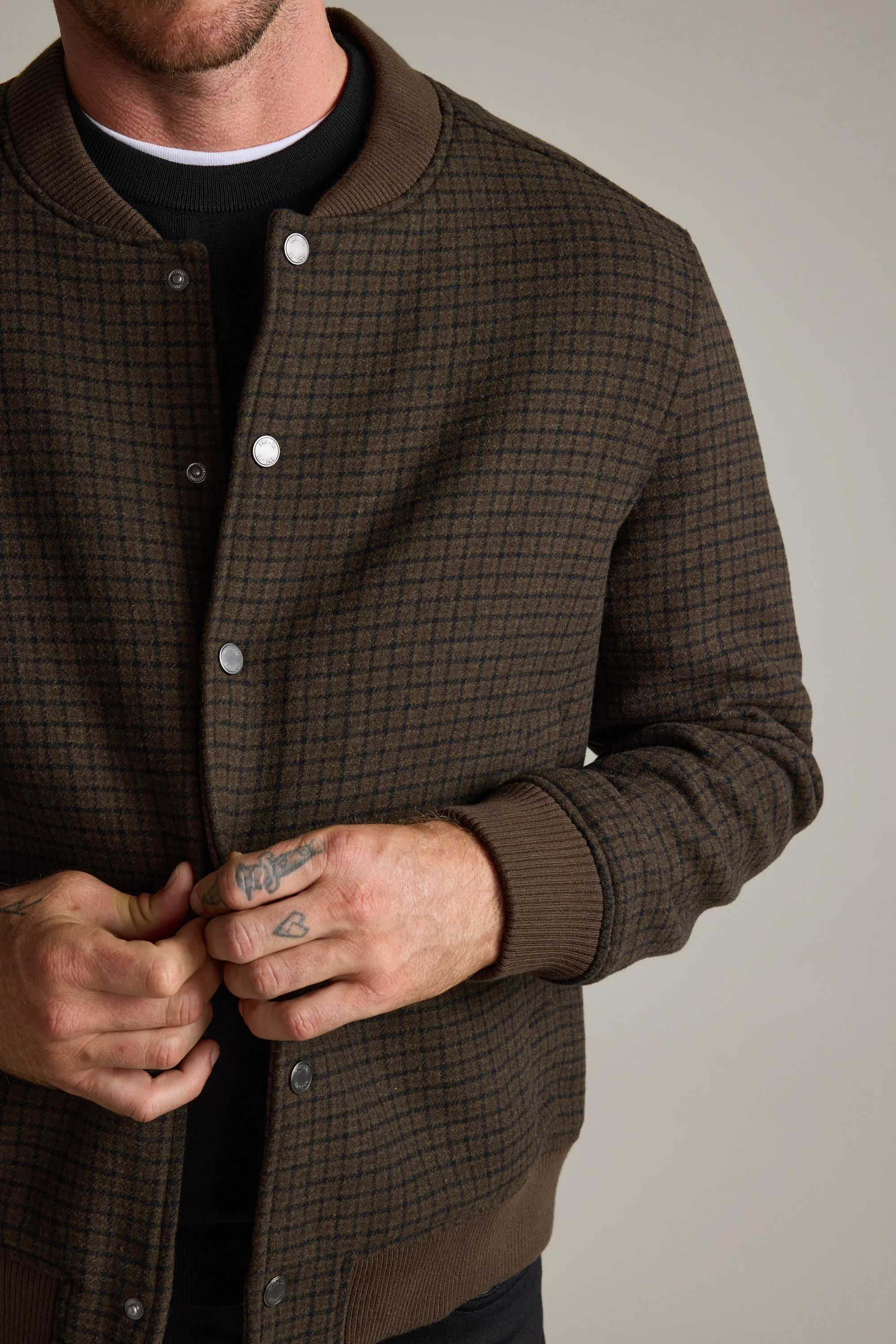 Leland Wool Bomber Jacket - Image 5