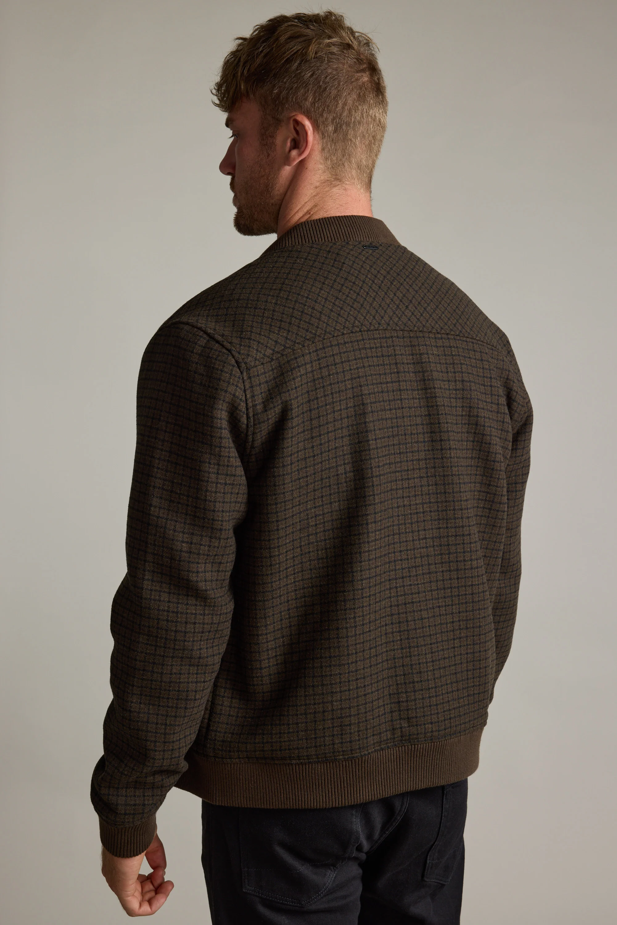 Leland Wool Bomber Jacket - Image 6
