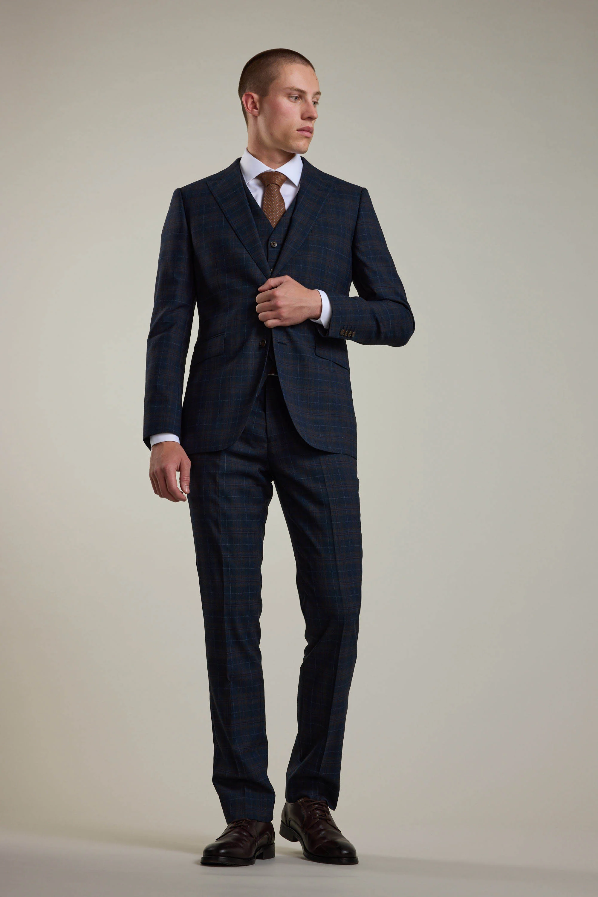 Lockhard Check Suit Jacket - Image 4
