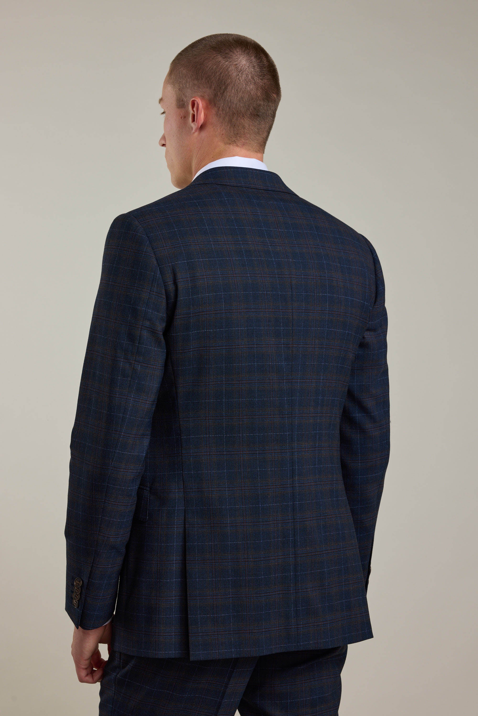 Lockhard Check Suit Jacket - Image 6